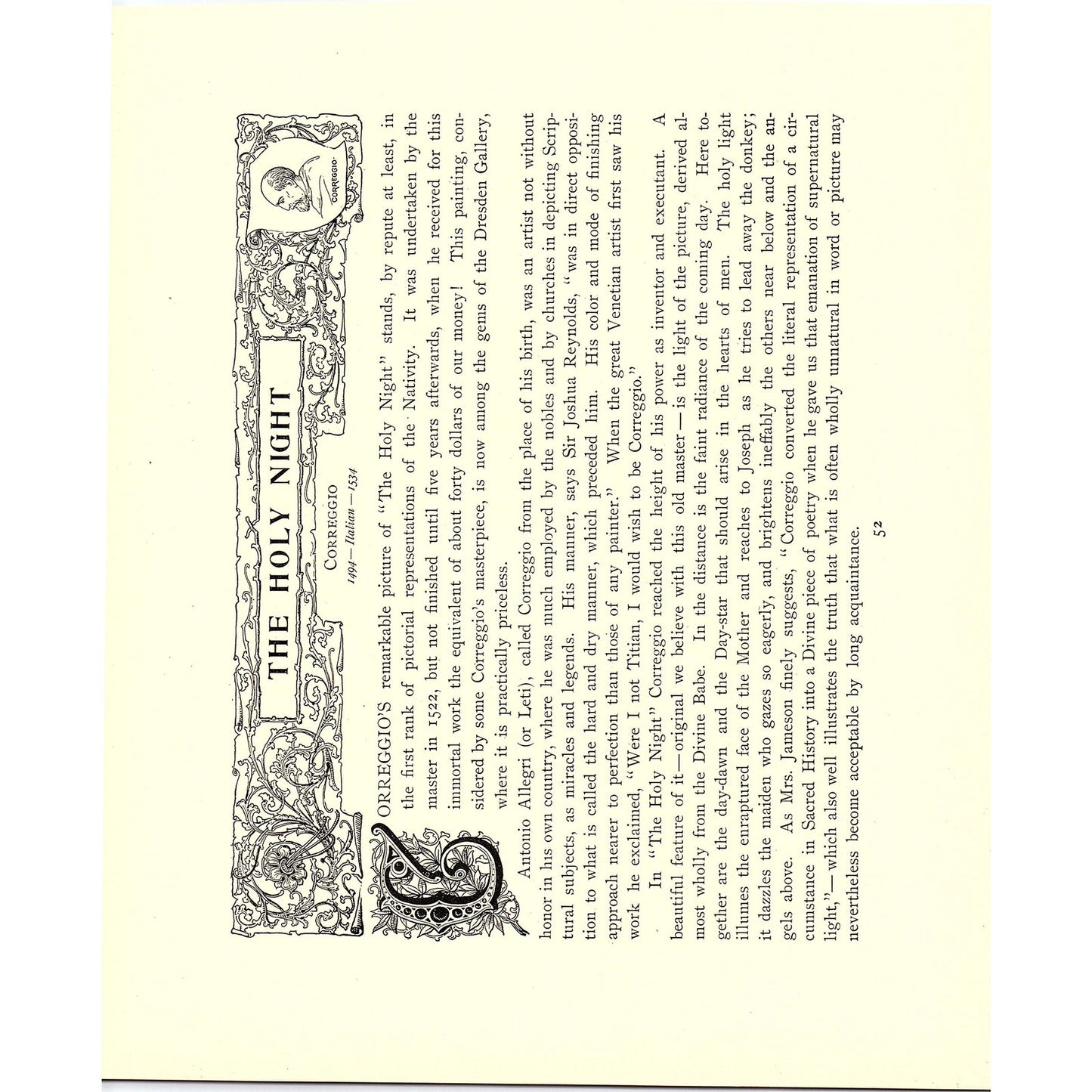 Guardian Angel - Bernard Plockhorst - 1898 Litho Art Print D19