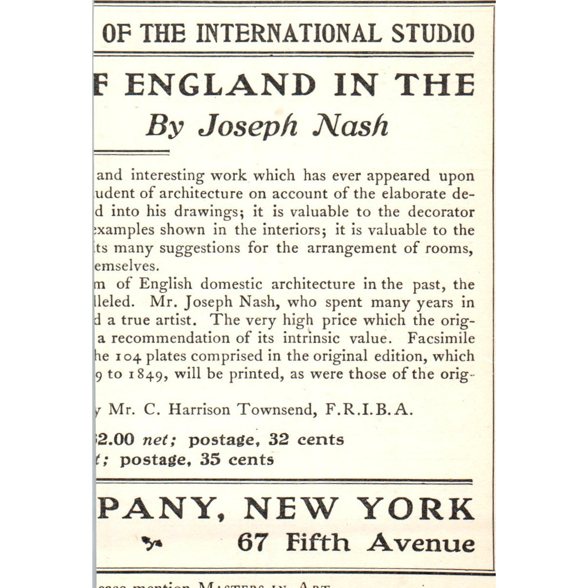 Braun, Clement & Co Carbon Prints New York City 1906 Victorian Ad AB8-MA3