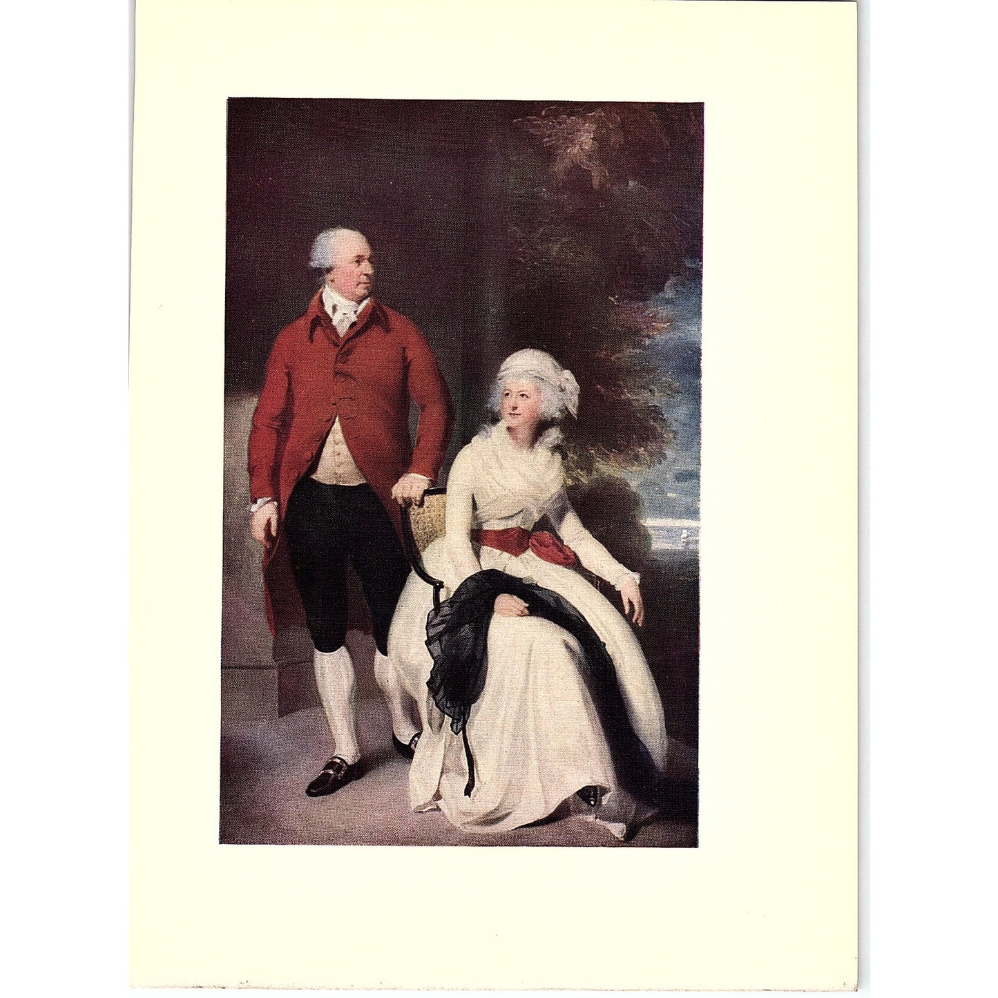 Portrait of Mr & Mrs John Julius Angerstein - Lawrence c1910 Art Print AG5-5