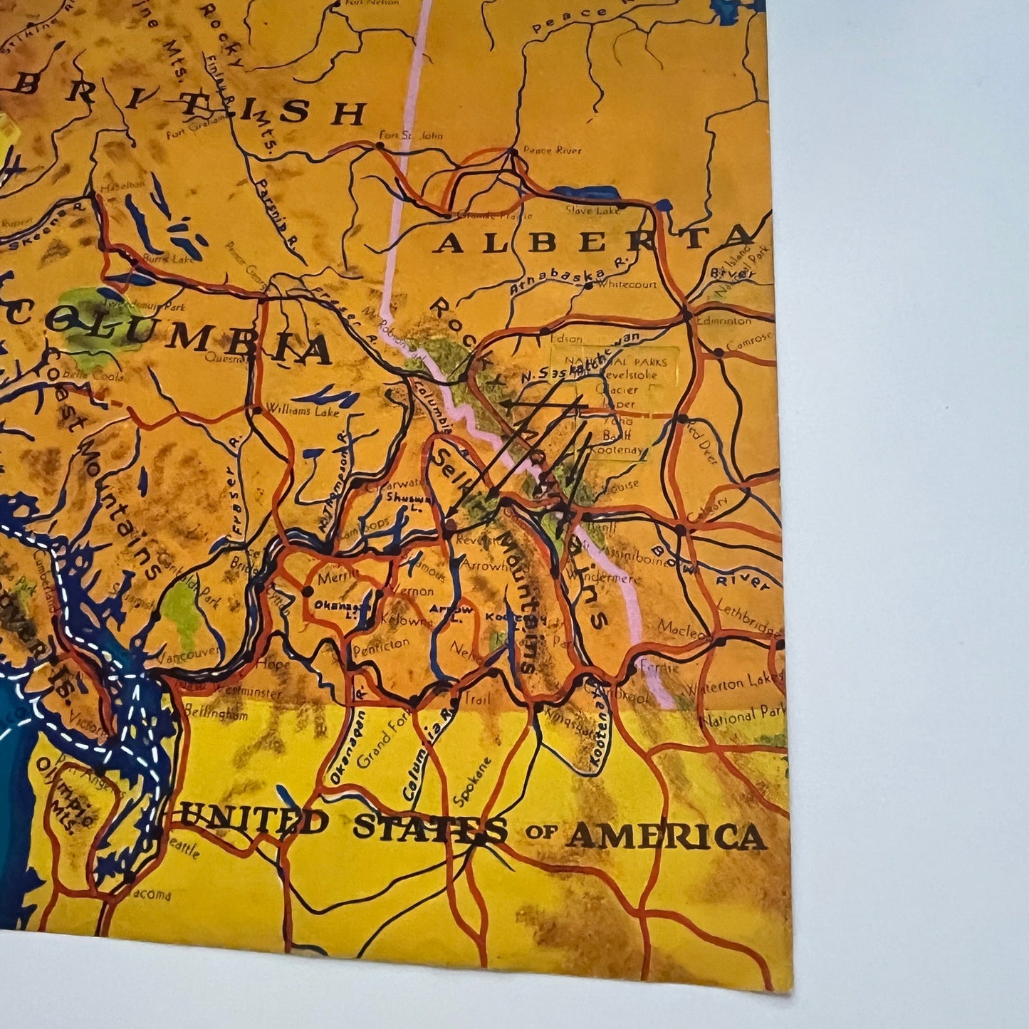 British Columbia and the Rockies Call You Wall Art 1941 Art Print SV1-5