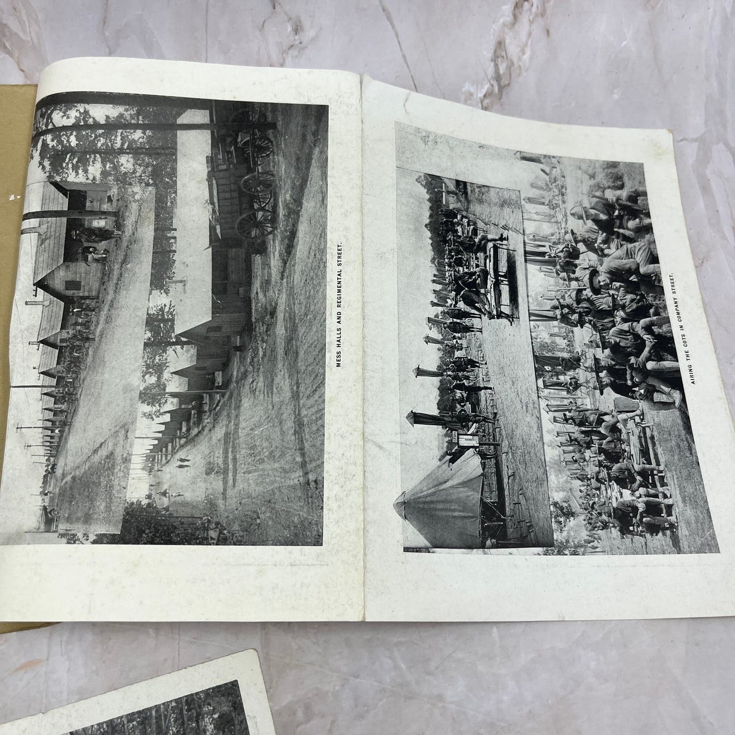 1918 WWI Camp Wadsworth Spartanburg SC Souvenir Photo Book TI8-S5