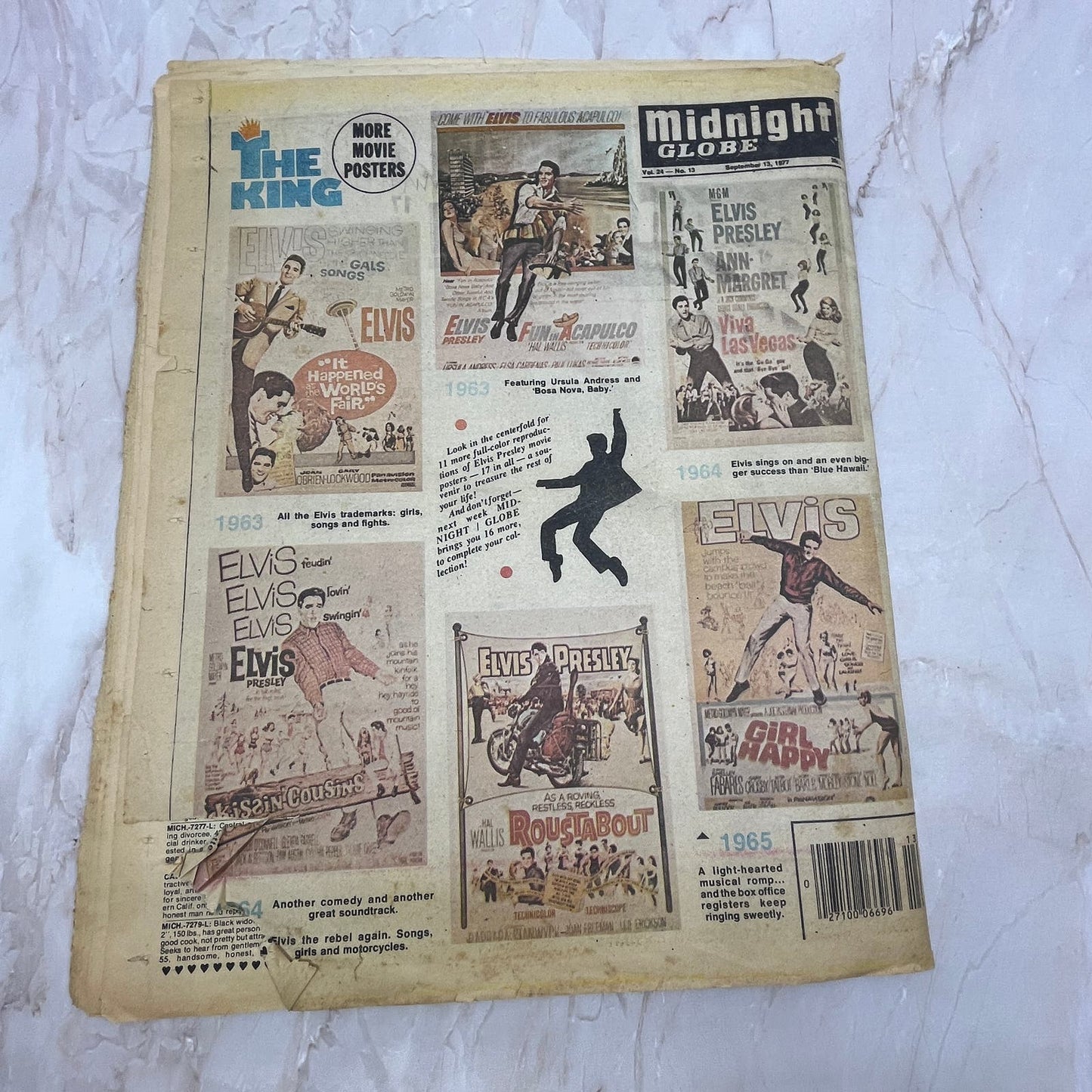 1977 Sep 13 Midnight Globe Newspaper - Elvis, The Truth Behind Legend FL6-1