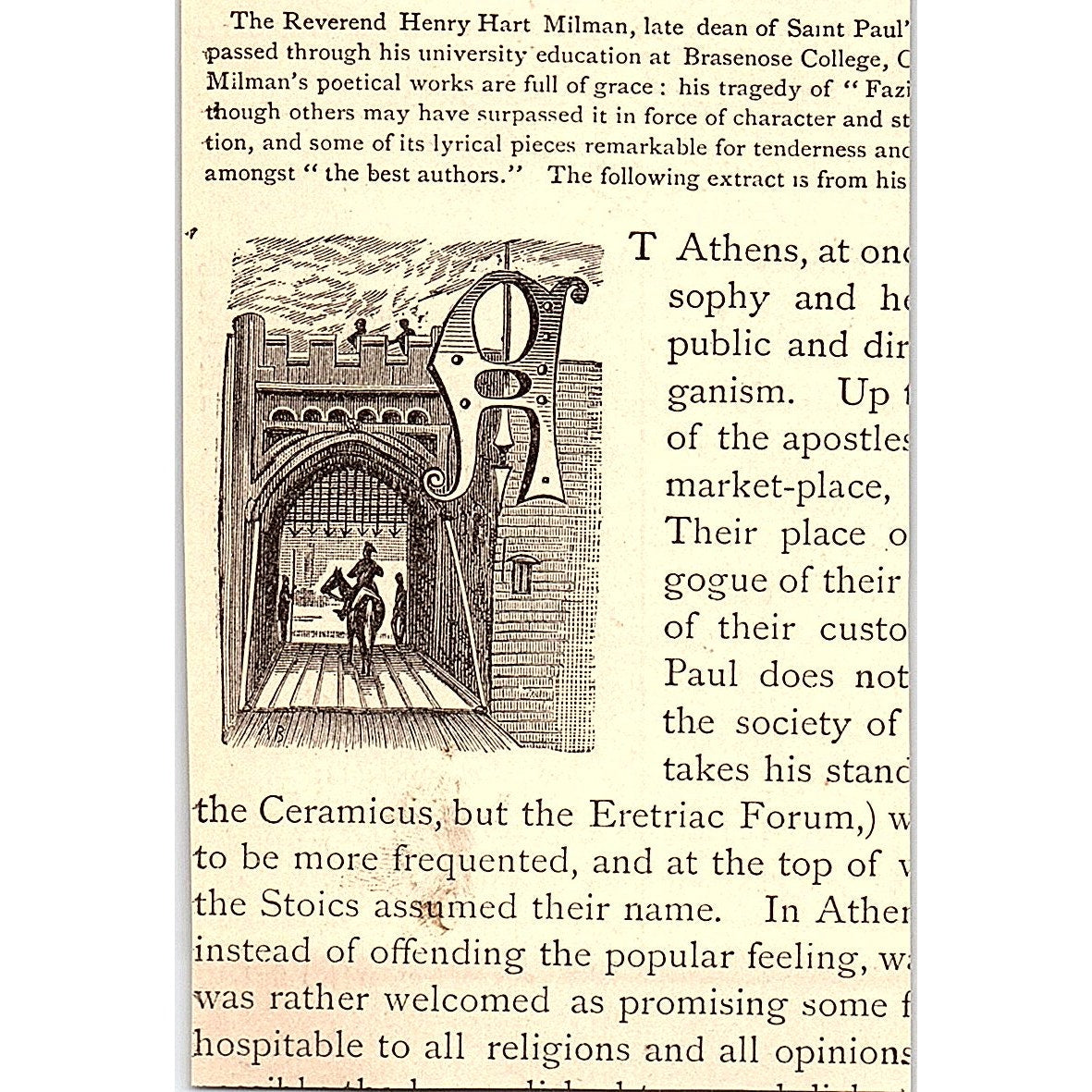 The Dying Christian to His Soul - Alexander Pope 1884 Poem AG3-M1