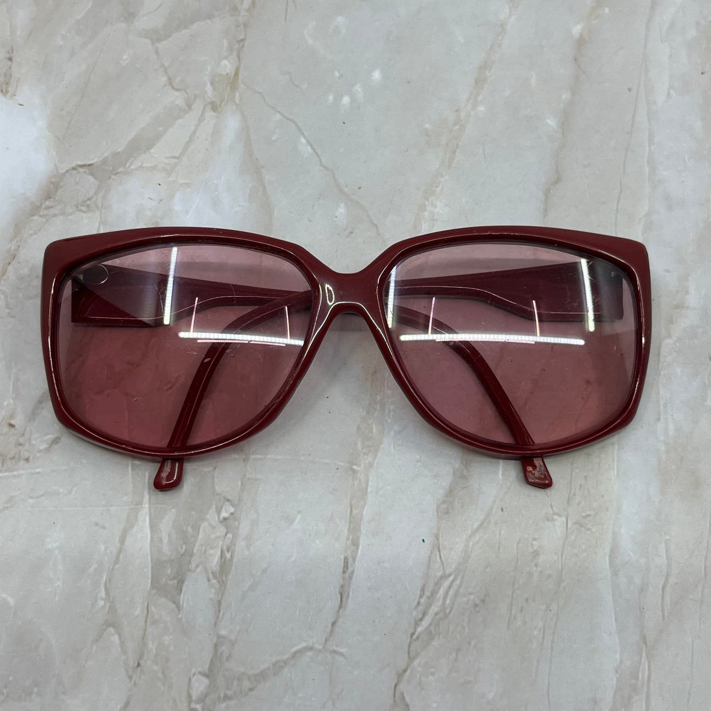 Retro Women’s BL Red Oversize Sunglasses Eyeglasses Frames TD7-G8-8