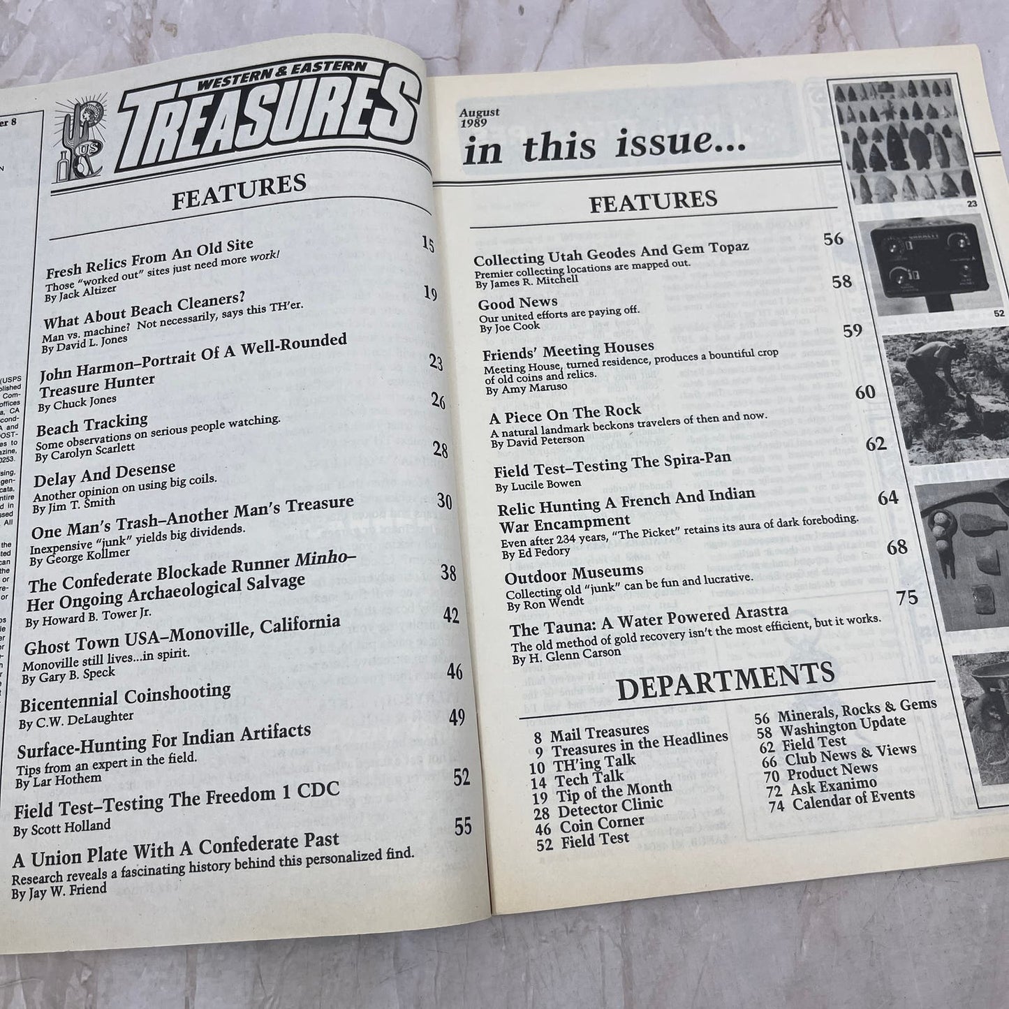 1989 Aug - Western & Eastern Treasures Magazine - Treasure Hunting Gold M11