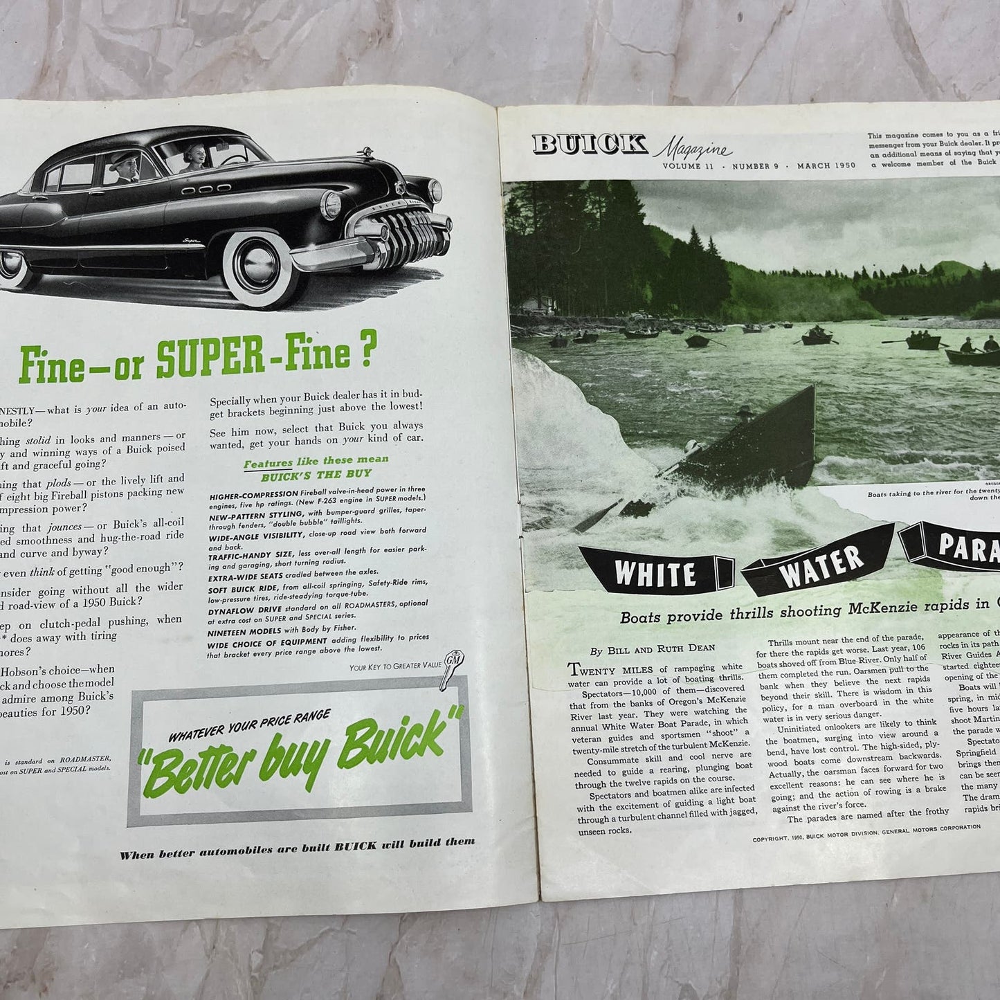 Buick Magazine March 1950 Volume II No. 9 TI9-P4