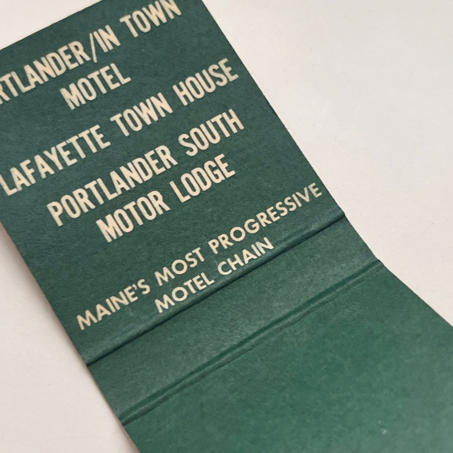 Stagecoach Restaurant 700 Main St Portland ME Vintage Matchbook Cover TB8-MB-6