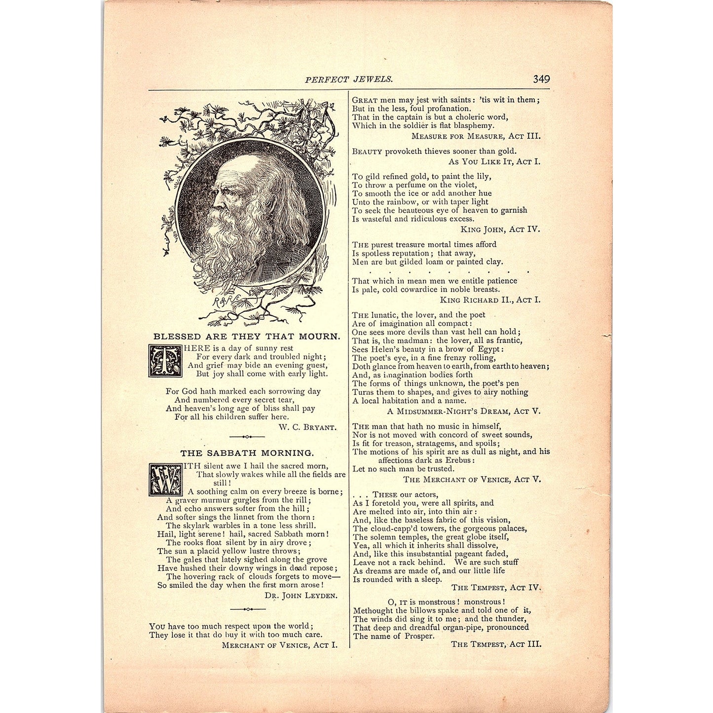 The Light-House Thomas Moore, An Invocation Chambers' Journal 1884 Poem TA5-CJ-5