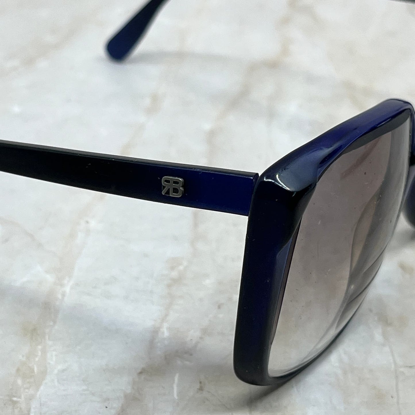 Retro Oversize Renato Balestra RB-1040 Blue Sunglasses Eyeglasses Frame TD5G3-1