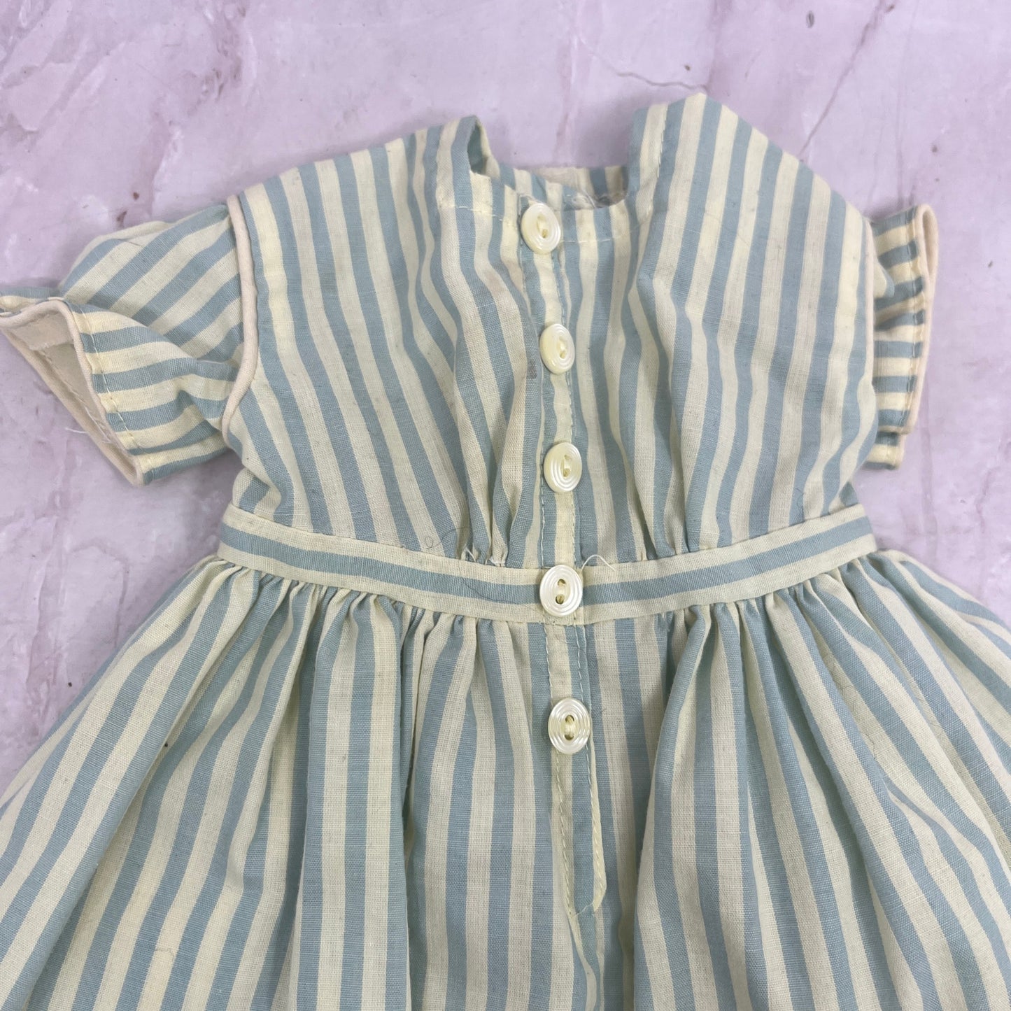 Kirsten's Summer Story Blue Striped Dress & Hat Kirsten American Girl Complete