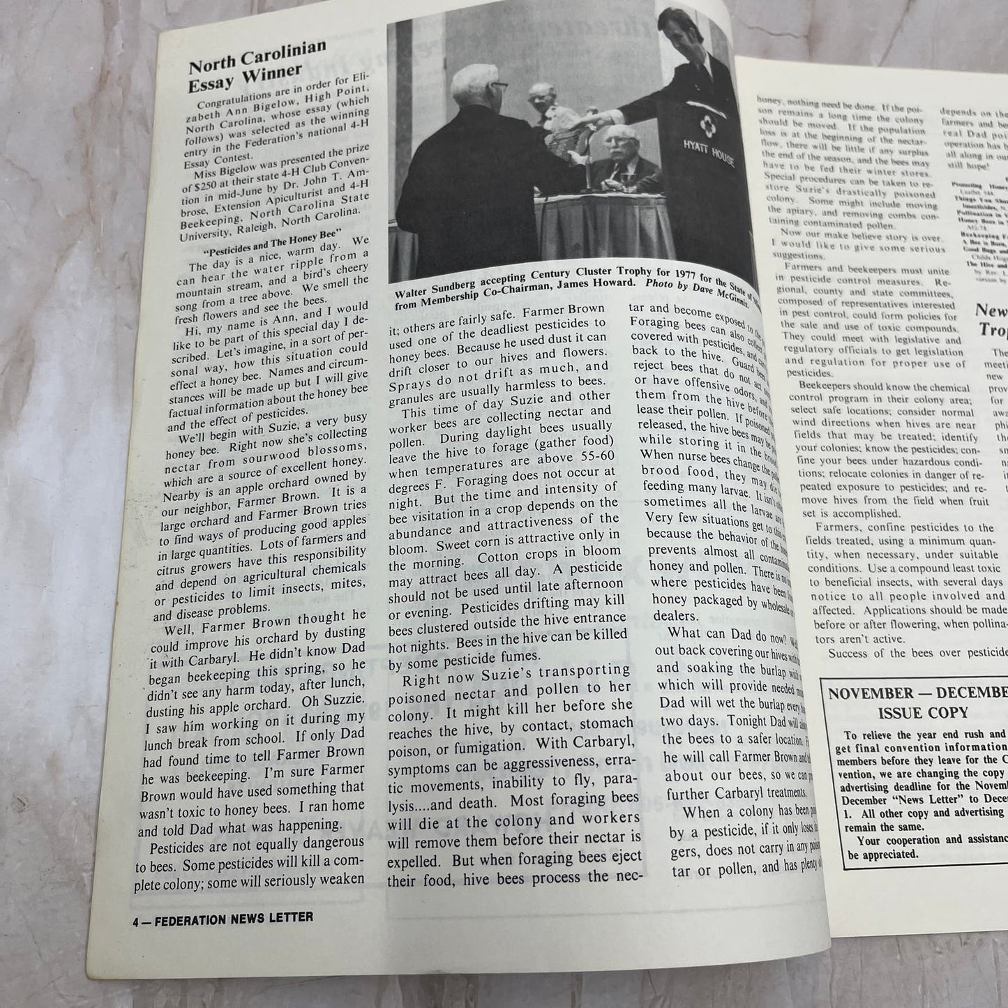 1978 May/June American Beekeeping Federation Newsletter Gainesville FL M15