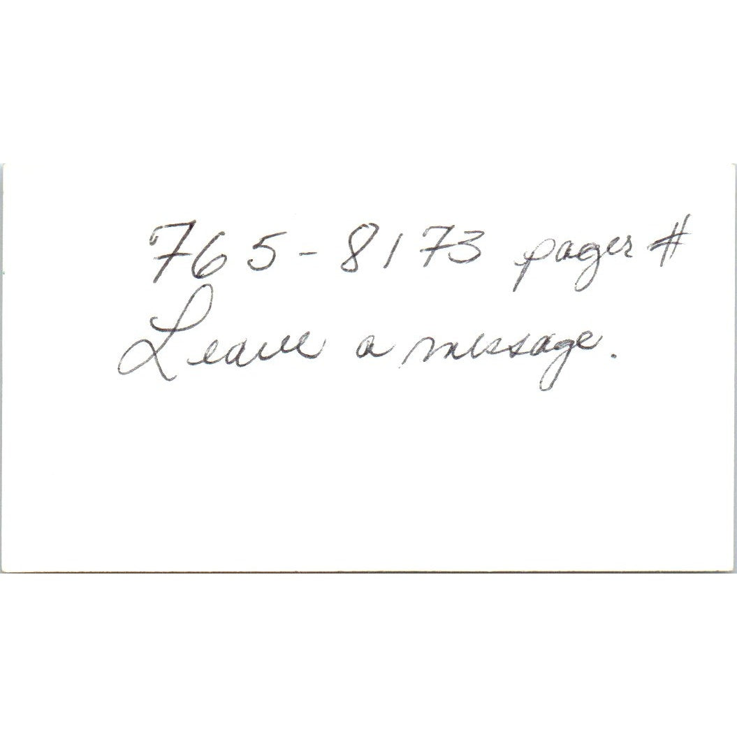 Charlie Thomas Auto World Juan Roberts Houston Vintage Business Card SD8-B18