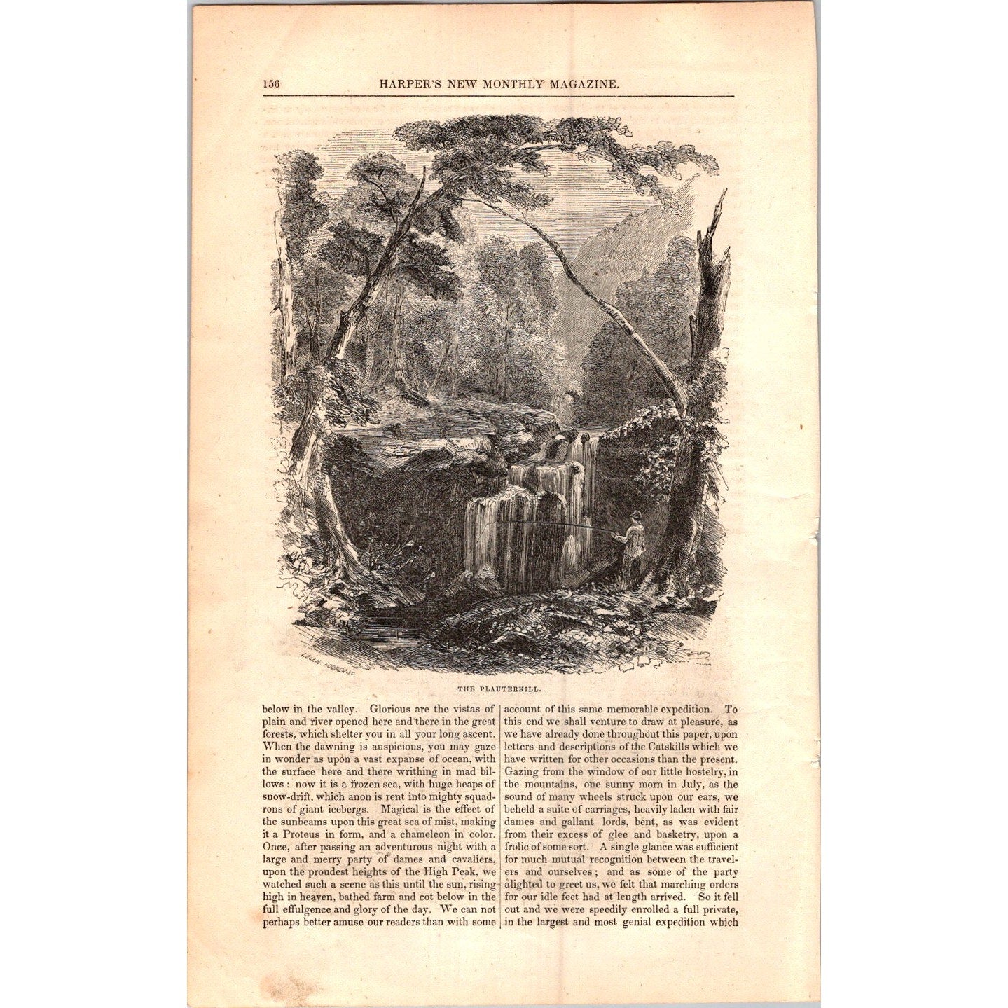 The Catskills by T. Addison Richards - 7 Pages 1854 Article I19