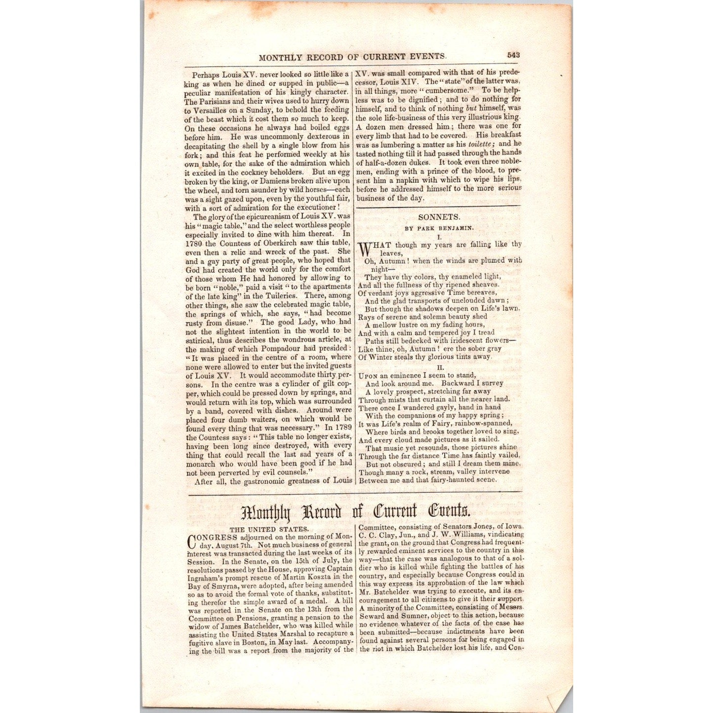 Rescue of Martin Koszta Bay of Smyrna Current Events 3 Pages 1854 Article I19
