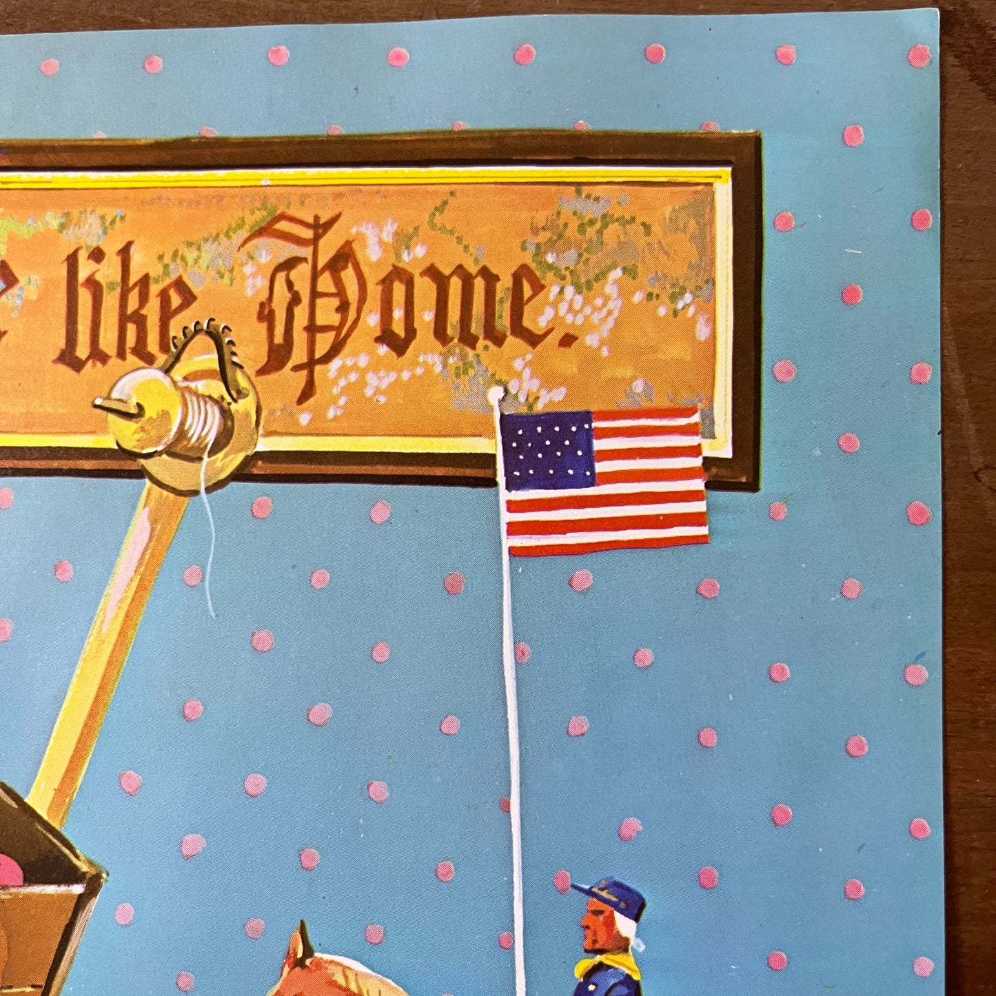 Retro Kitsch George Cherepov No Place Like Home 9x12 1972 Lithograph V14-1