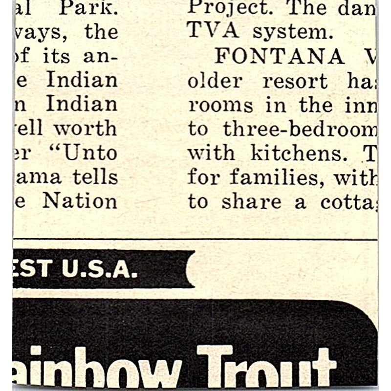 Lake Norfork Fishing Mountain Home Arkansas 1977 Ad AF6-M3