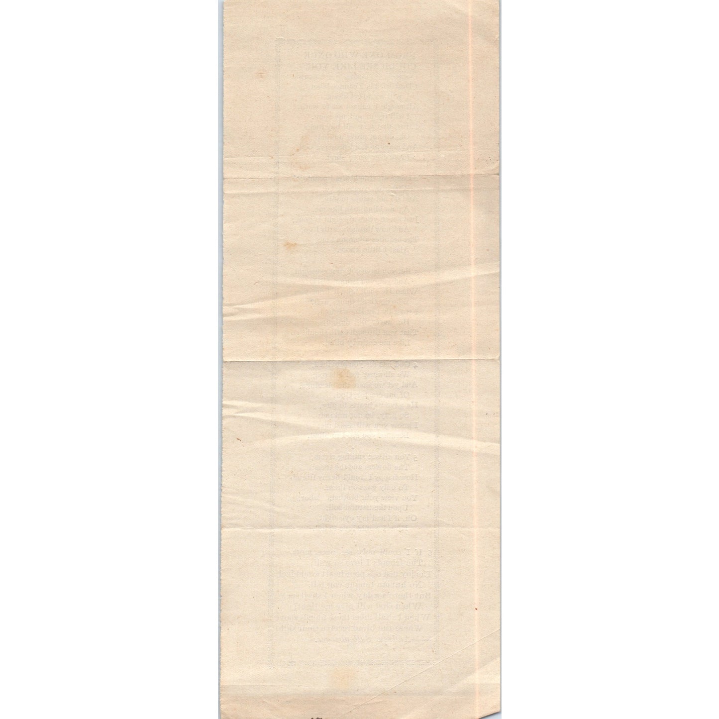 Antique Poem - For One Who Once Could See Like You Andrew Sullenberger D21