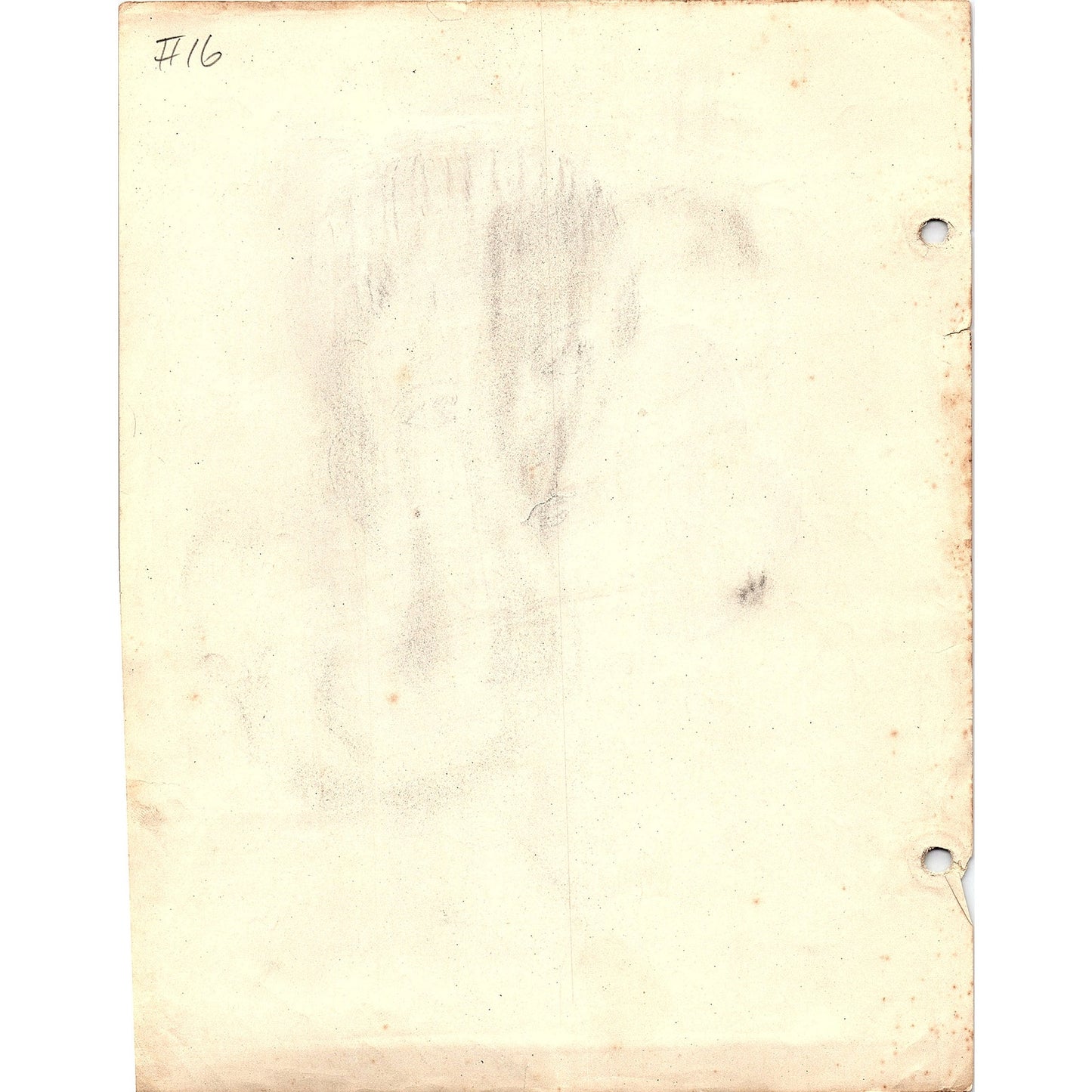 1940s Original Sketch Portrait of a Young Lady Winifred Schutsky D26-16