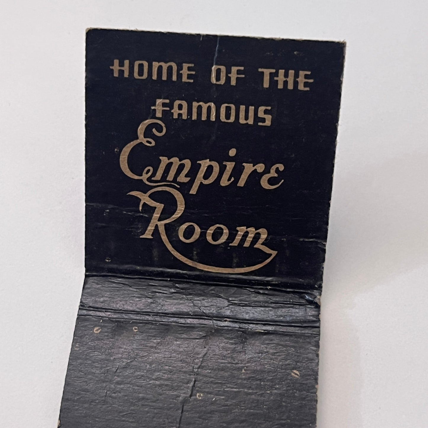 The Rice Hotel Empire Room Houston TX Vintage Matchbook Cover TB8-MB-12