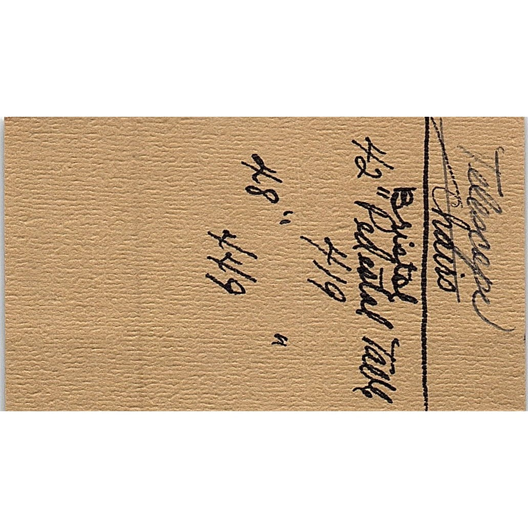 Chair King Patio Furniture Co Scherry Williams Houston TX Business Card SF3-B2