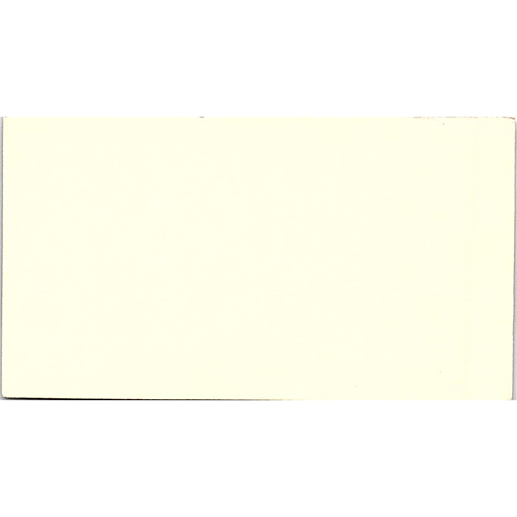 Karl Ensmann Port Houston Terminal Houston Vintage Business Card SC9-B3