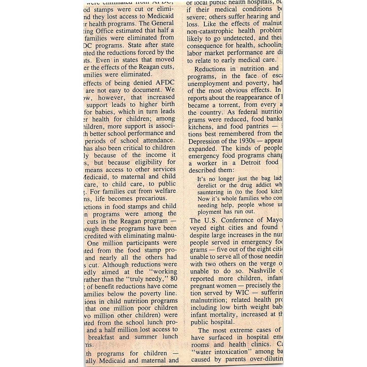 Lloyd Doggett For US Senate Austin Texas 1984 Ad AF6-7