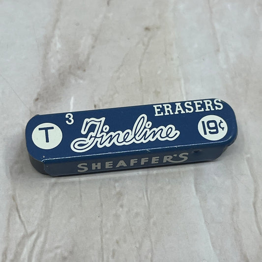 Vintage Sheaffer Fineline Mechanical Pencil Erasers T3 Metal Tin SB8