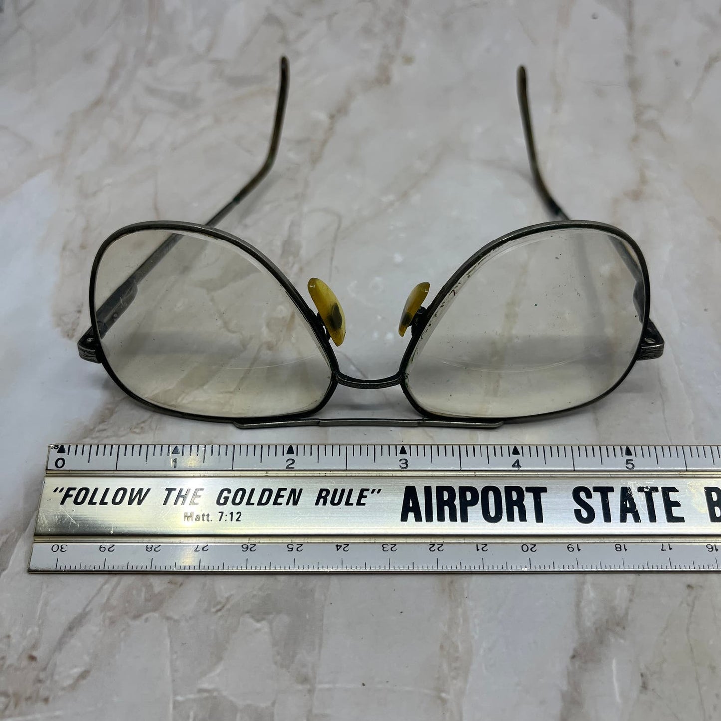 Retro Men’s Wrangler 568 Japan Aviator Sunglasses Eyeglasses Frames TD7-G4-9