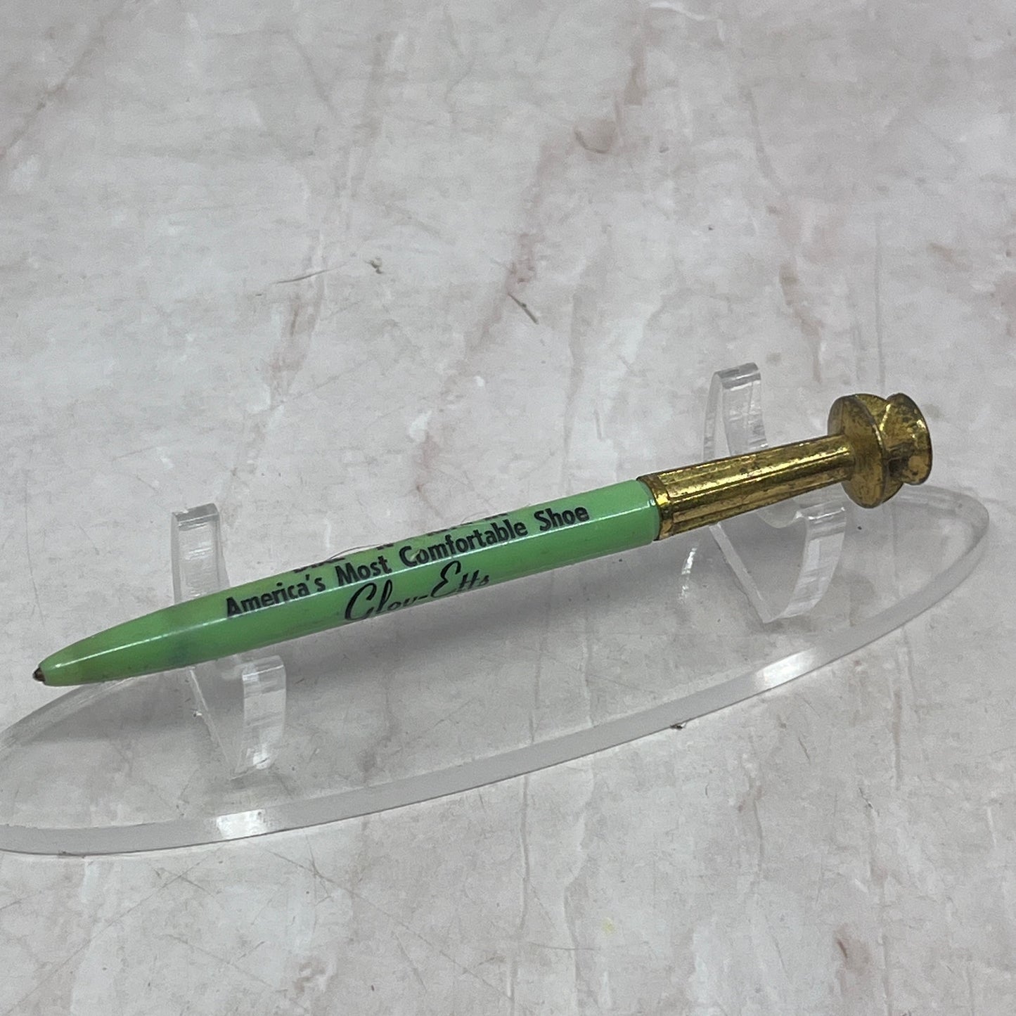 Glov-Ette Shoe Store Advertising Premium Vintage Mechanical Pencil SB8-Y2
