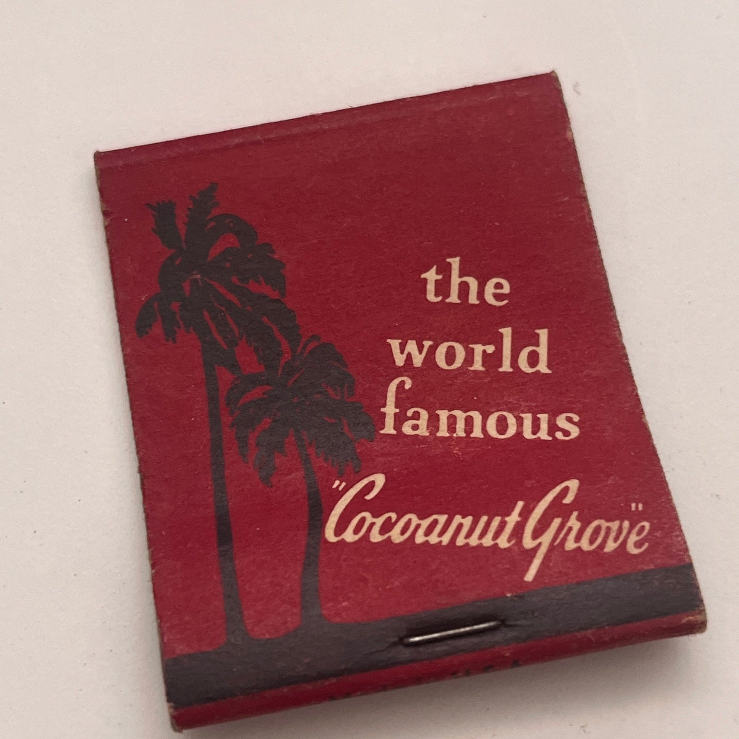 The Los Angeles Ambassador Cocoanut Grove Vintage Matchbook Cover TB8-MB2-7