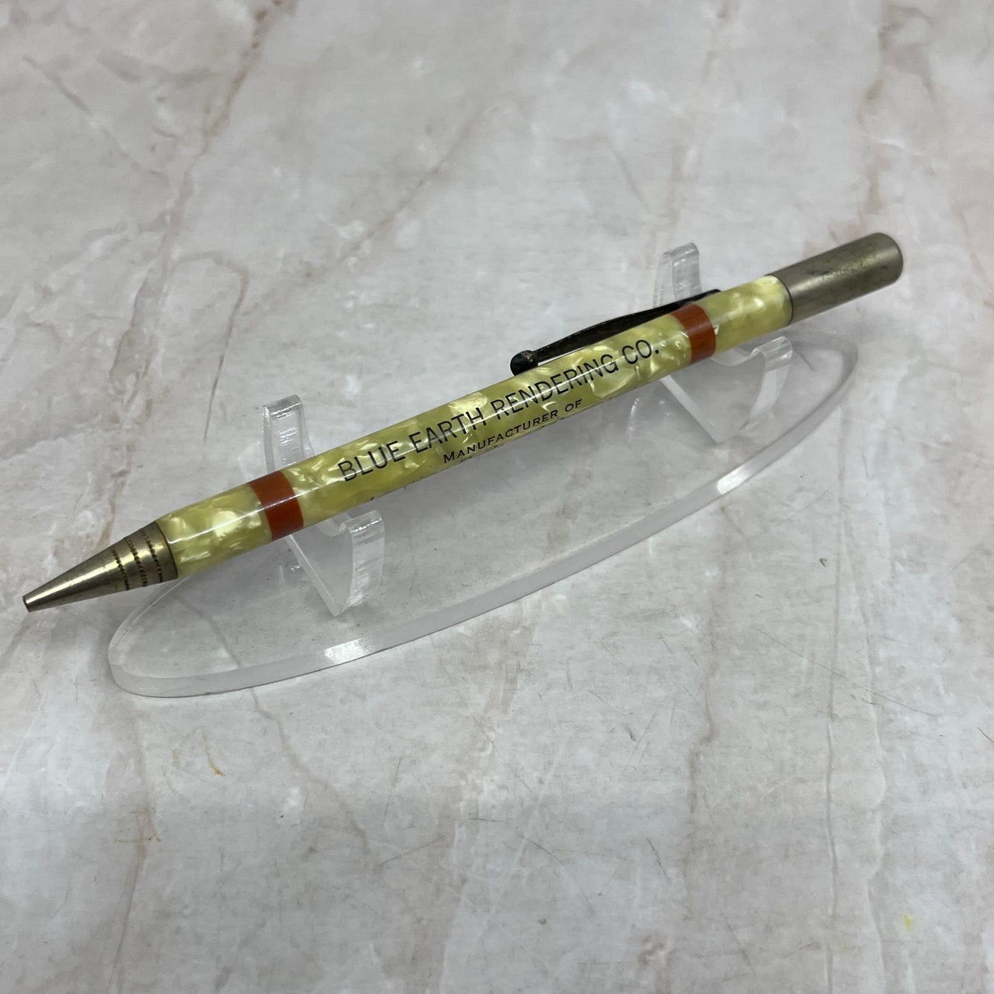 Blue Earth Rendering Co MN Vintage Advertising Mechanical Pencil SB3-P3