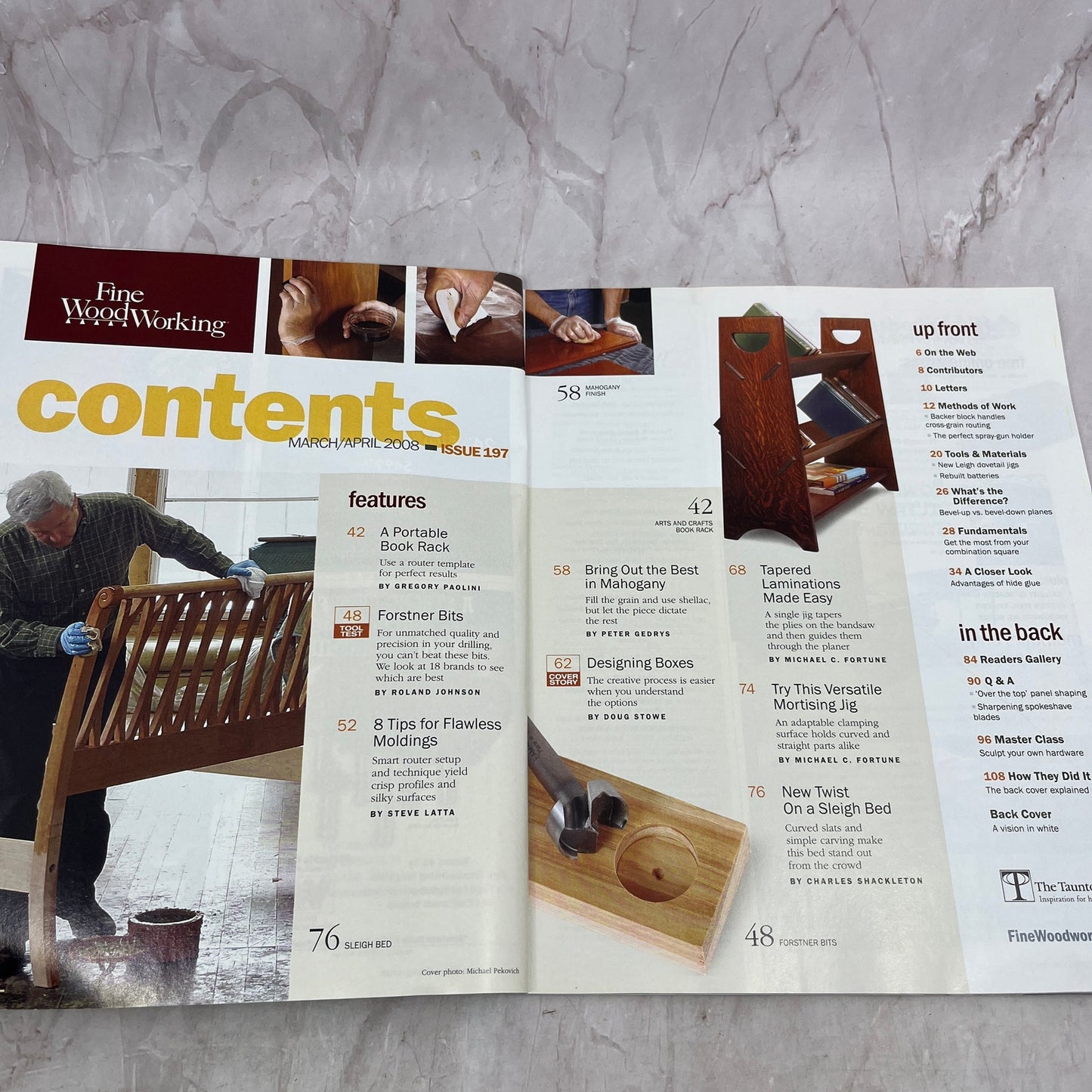 Design Beautiful Boxes - Apr 2008 No 197 Taunton's Fine Woodworking Magazine M36