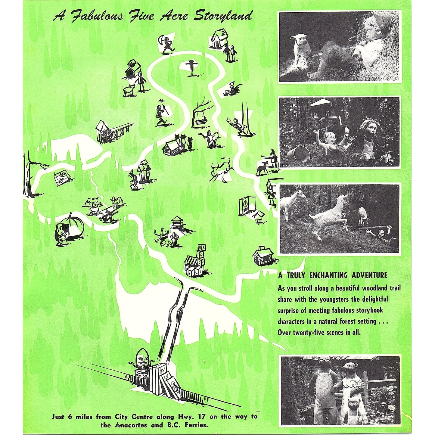 Wooded Wonderland Victoria BC Canada 1960s Travel Brochure TH2-TB4