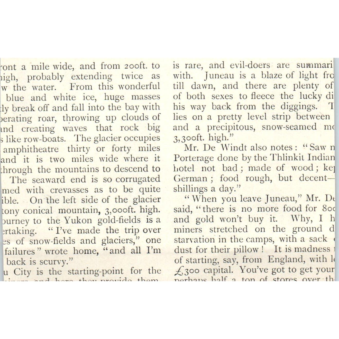 Miner Ascending the Chilcoot Pass 1897 Victorian Photo AE9-TS7