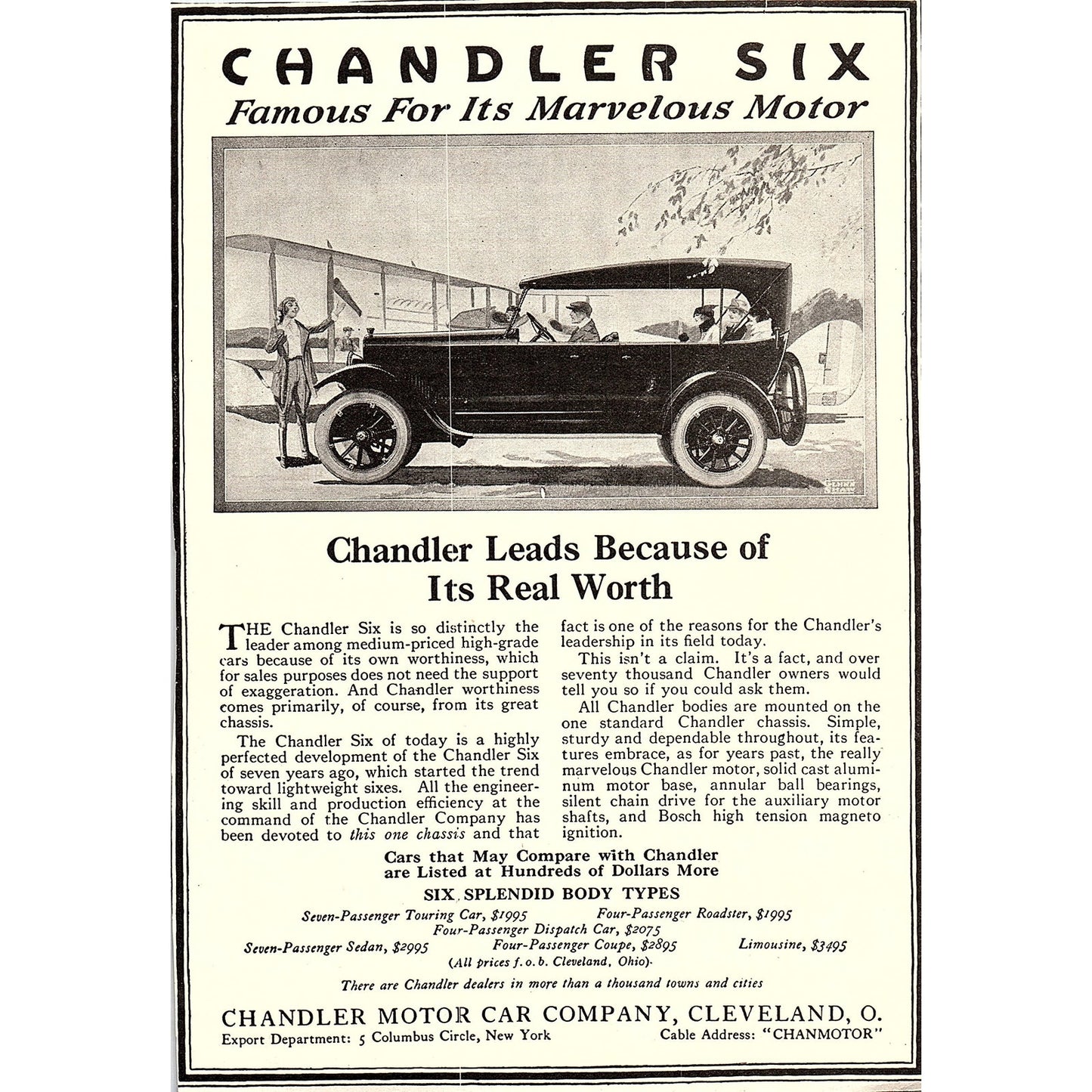 Columbia Storage Batteries National Carbon Company Cleveland c1920 Ad AF8-7