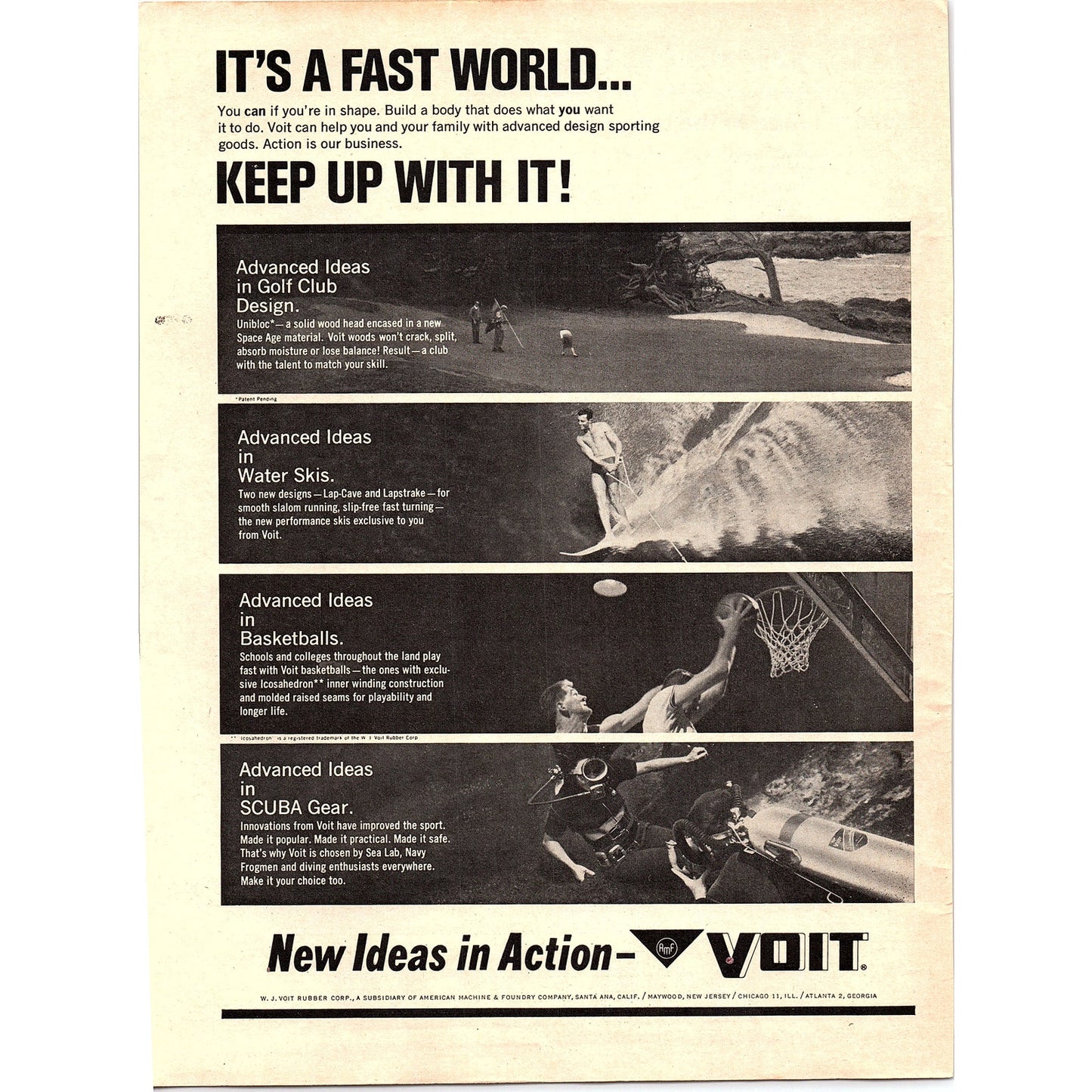 Goodyear 50 State Tire All-Traction Tuffsyn Akron Ohio 1967 Ad AG2-2