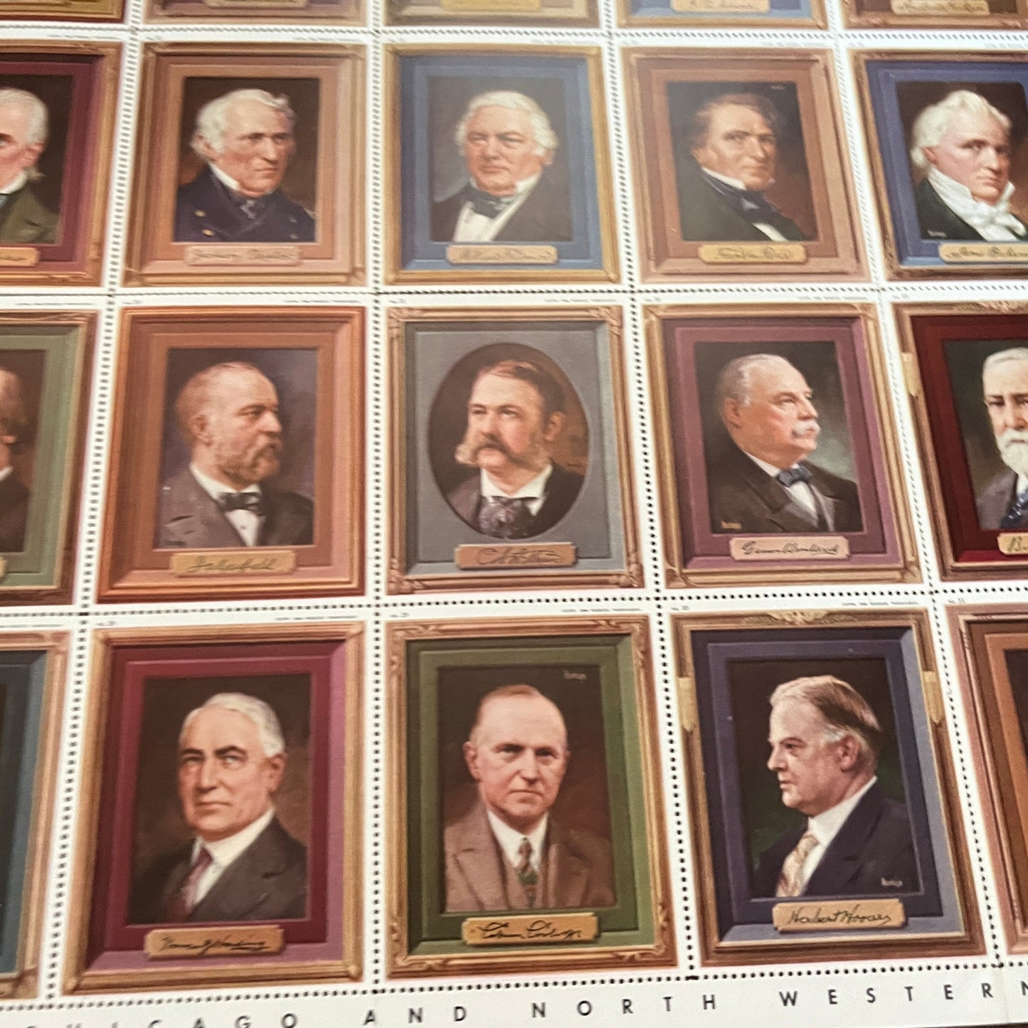 1946 Presidents of the United States Stamp Album & Complete Stamp Set TH2-TB6