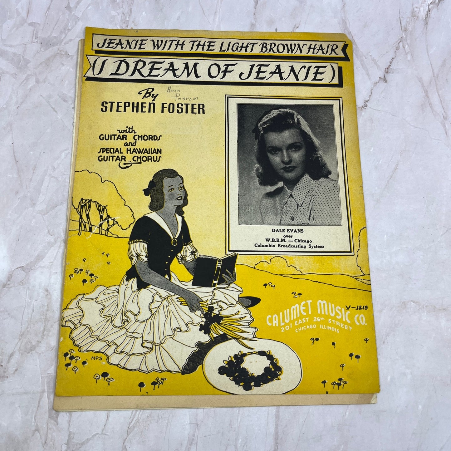 I Dream of Jeanie With the Light Brown Hair Foster Antique Sheet Music Ti5