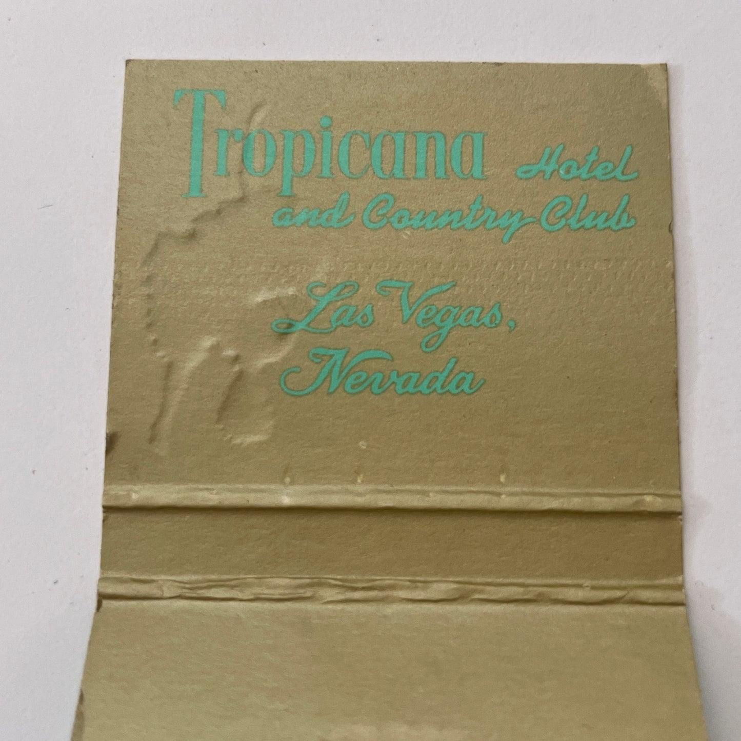 Tropicana Hotel Folies Bergere Las Vegas NV Vintage Matchbook Cover TB8-MB-12
