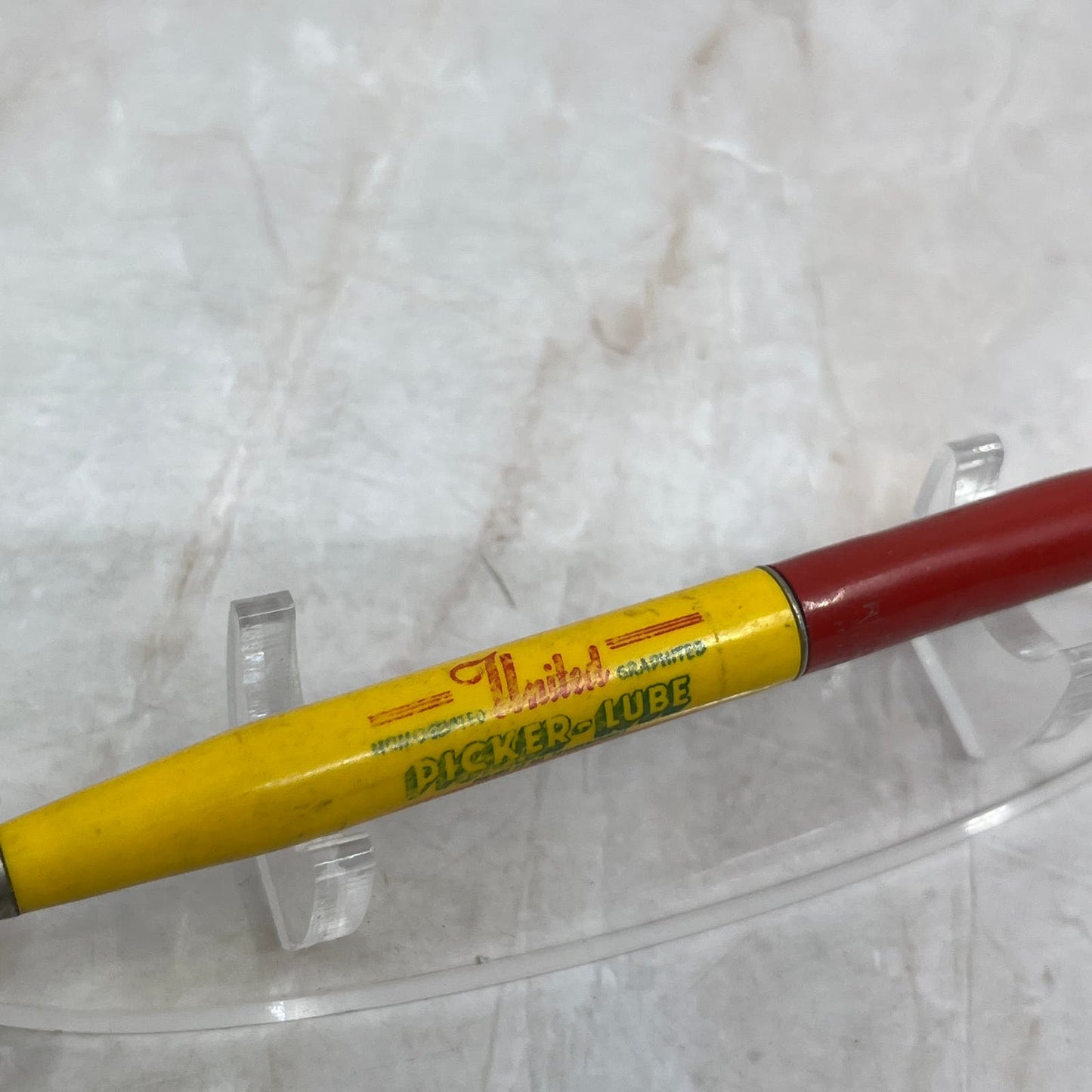 Picker Lube United Petroleum Corp Omaha Vtg Advertising Mechanical Pencil SB3-P1