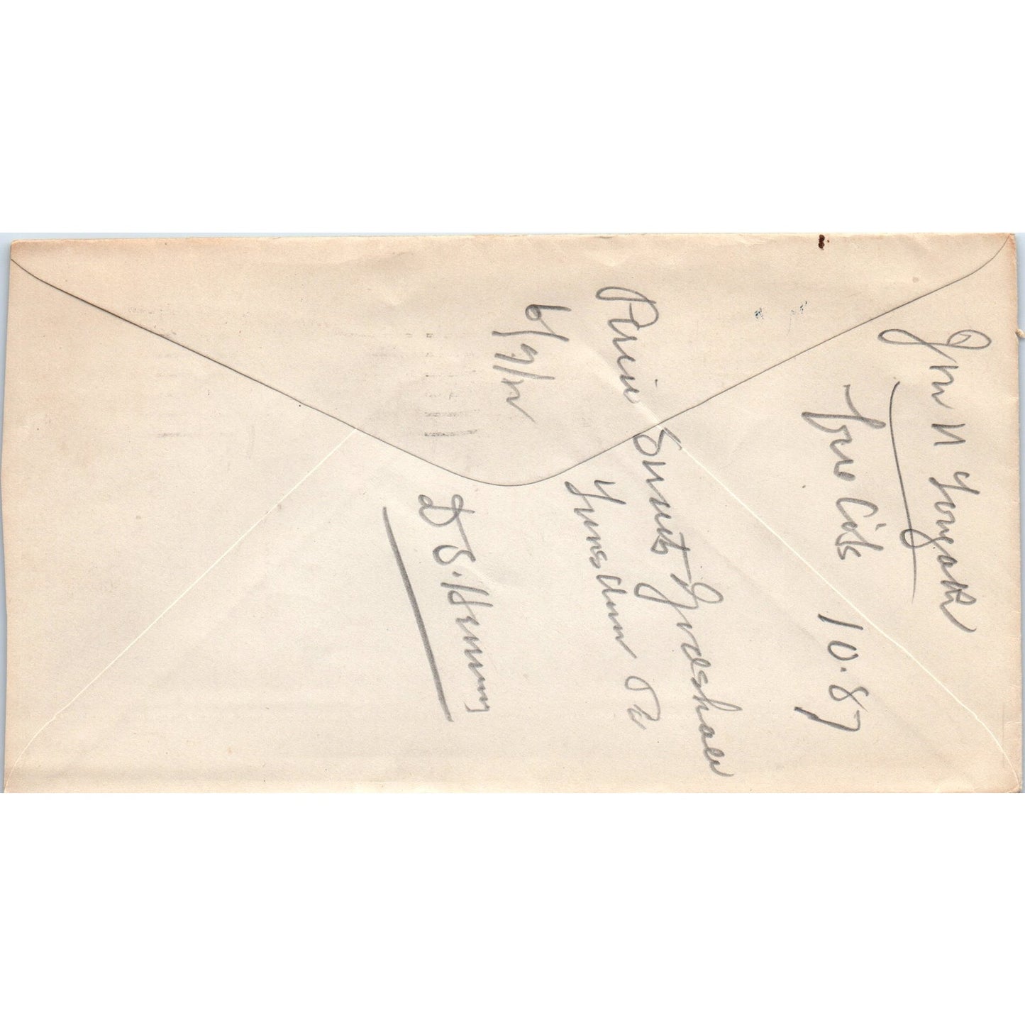 1922 Mauney-Steel Company Cotton Yarns Philadelphia Postal Cover TG7-PC3