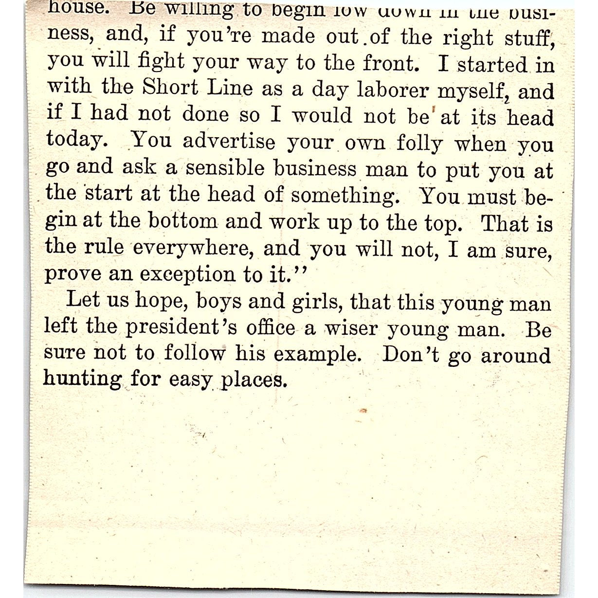 African American Man "I've Just Finished My Course in High School" 1905 AG2-H2
