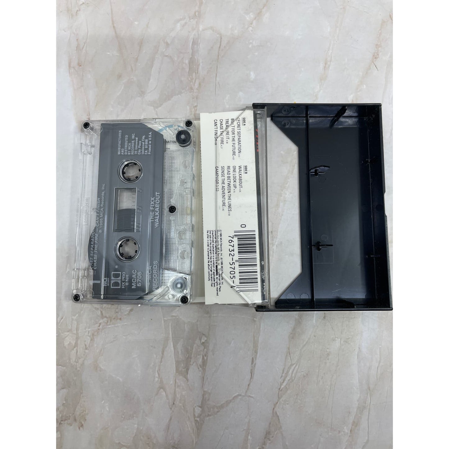 The Fixx Walkabout MCA Cassette Tape TH5-T2