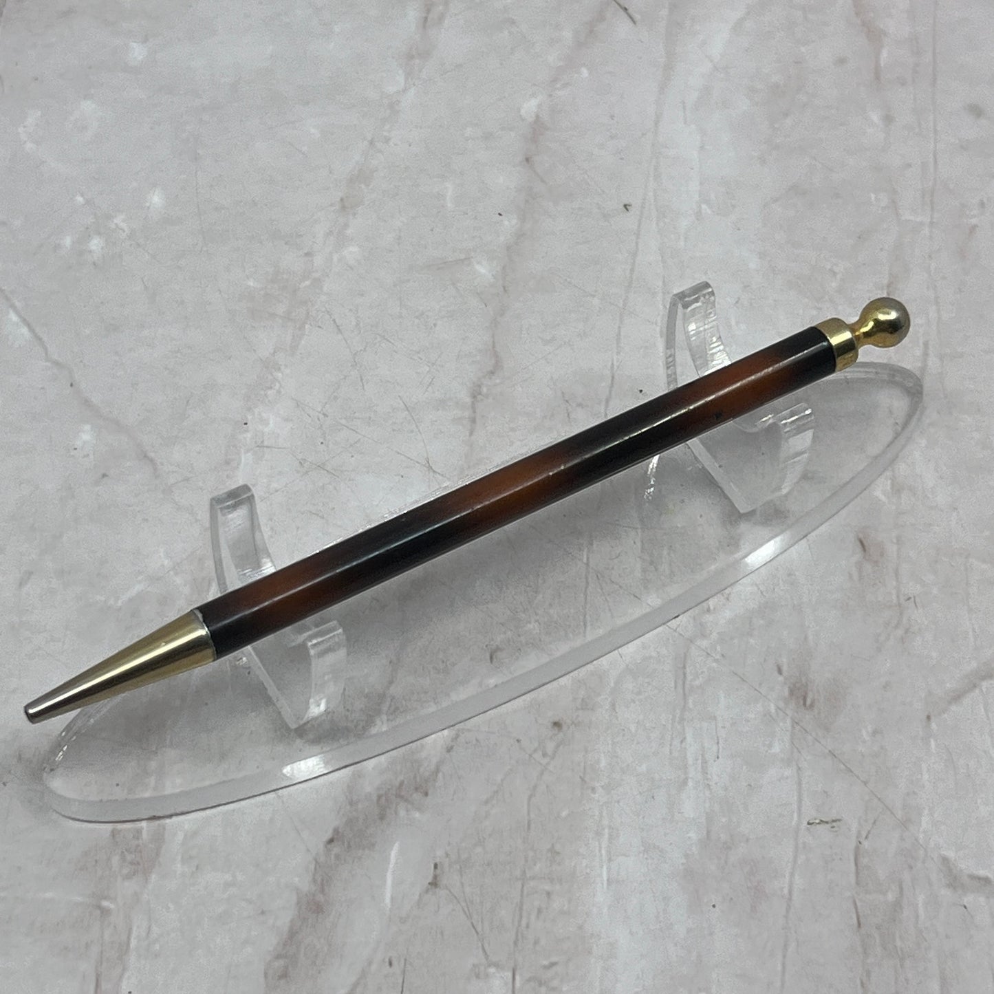 Revlon Tortoise Shell and Brass Vintage Mechanical Pencil SB8-Y1