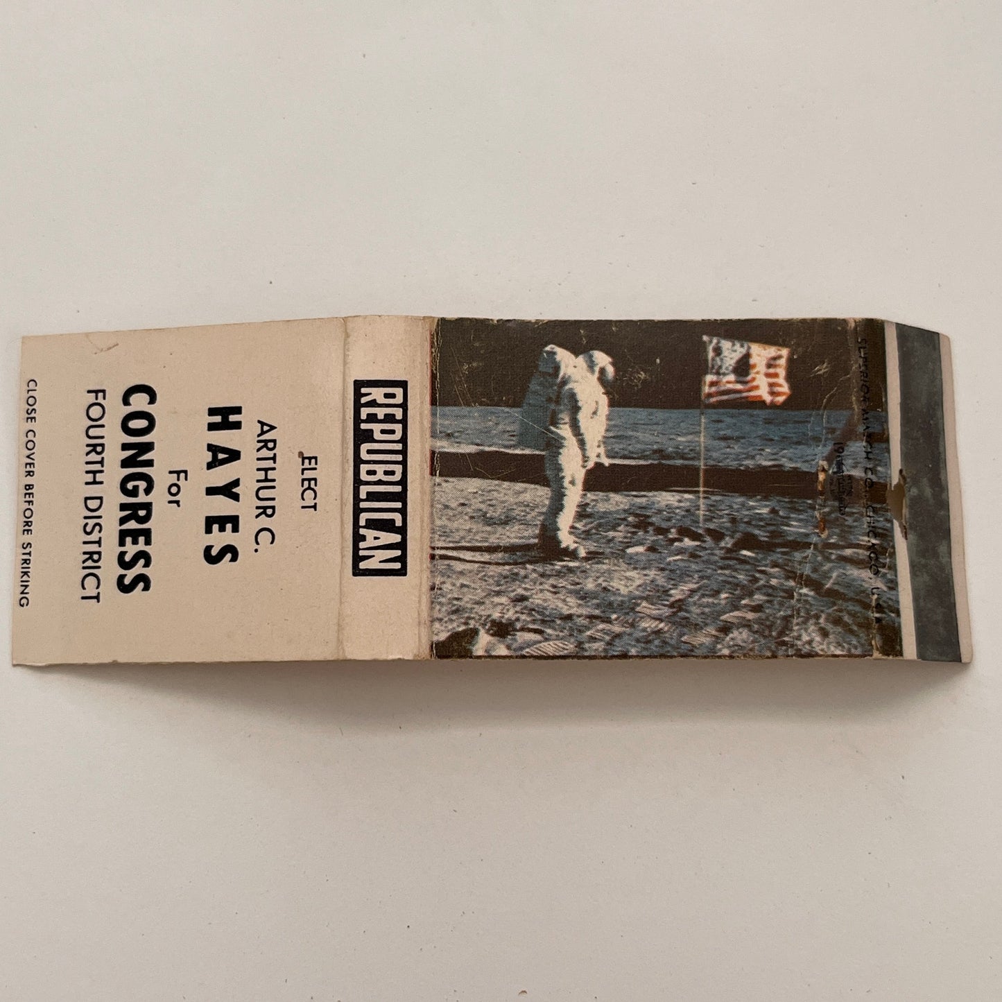 Vote Arthur C Hayes for Congress 4th District Republican Matchbook TB6-MB2-15