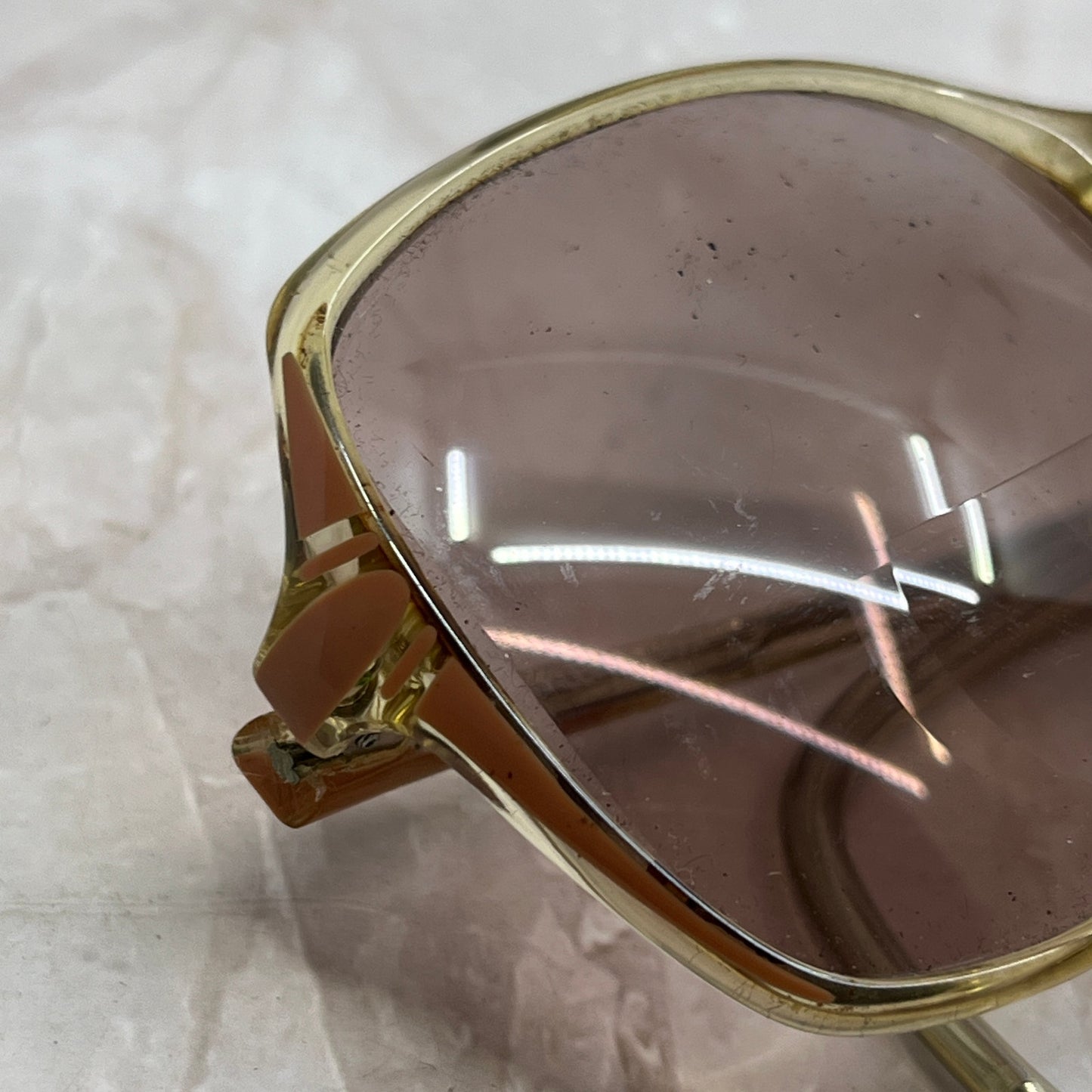 Retro Women's Oversize Anne Klein 56-15-135 Italy Sunglasses Frames TG7-G1-4