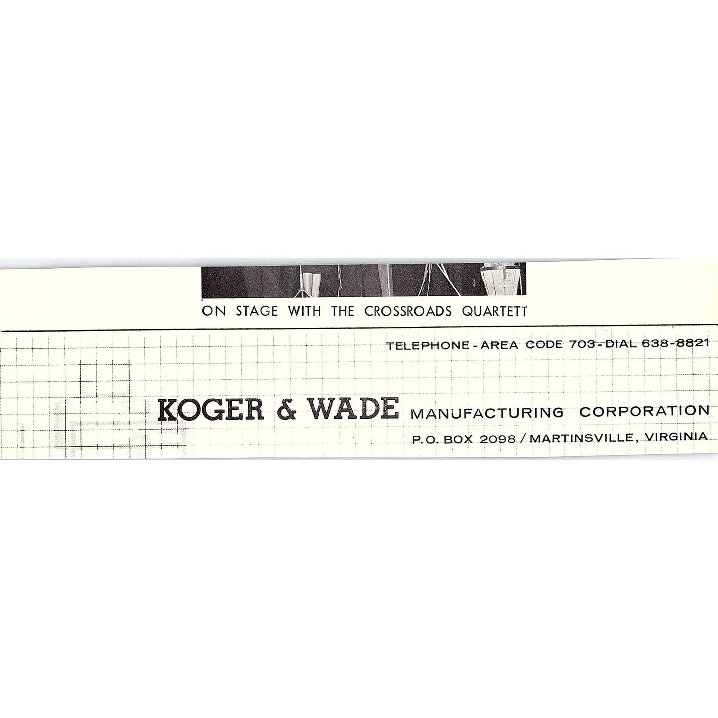 The C&R Blue Stamp Redemption Center Collinsville VA 1960s Ad AG2-5