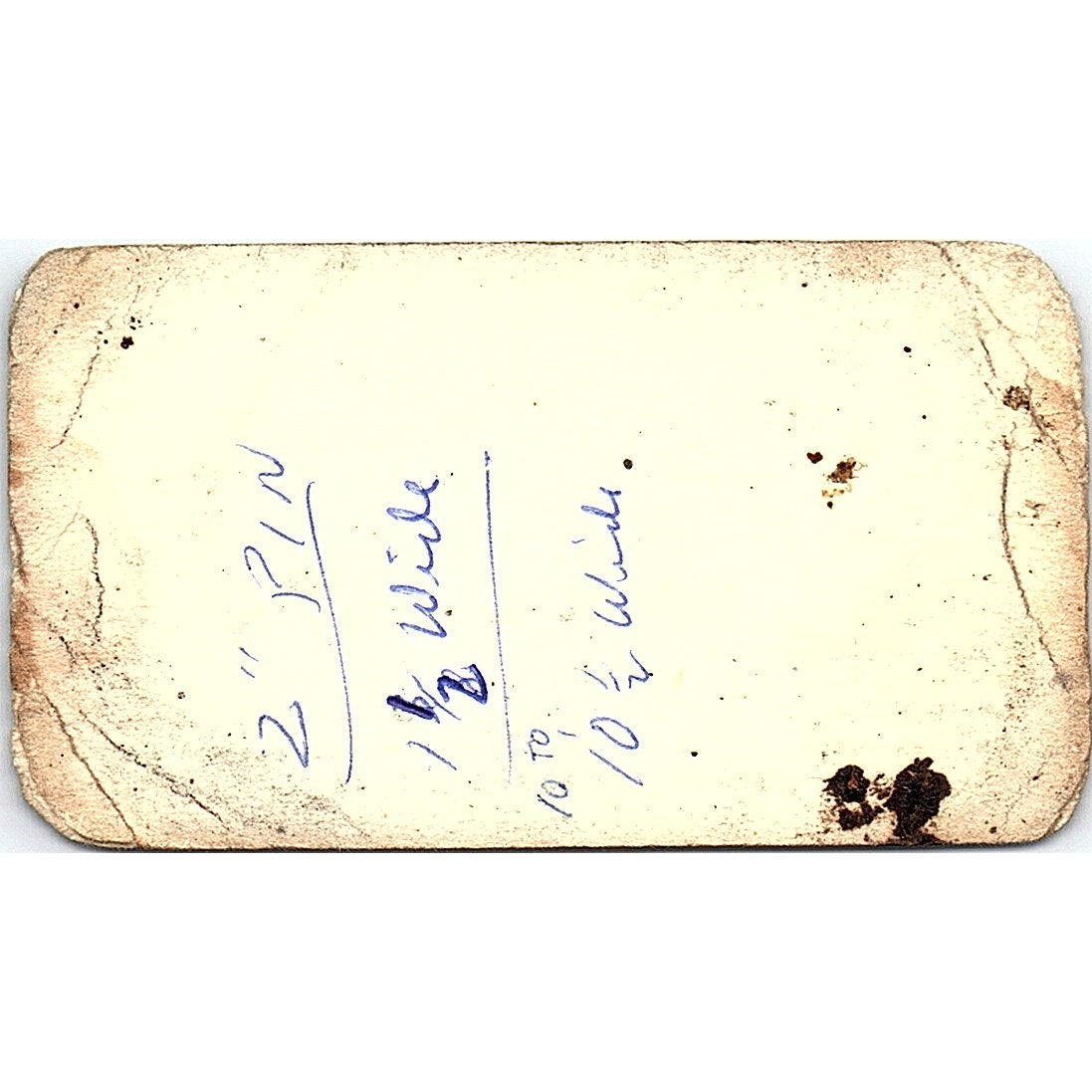 Metco Inc. David P. Thun Portland Oregon Vintage Business Card SB4-B4