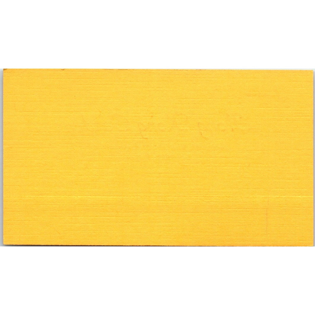 Hong Kong Garden Chinese Spencer Chun Torrance CA Vintage Business Card SE3-B6