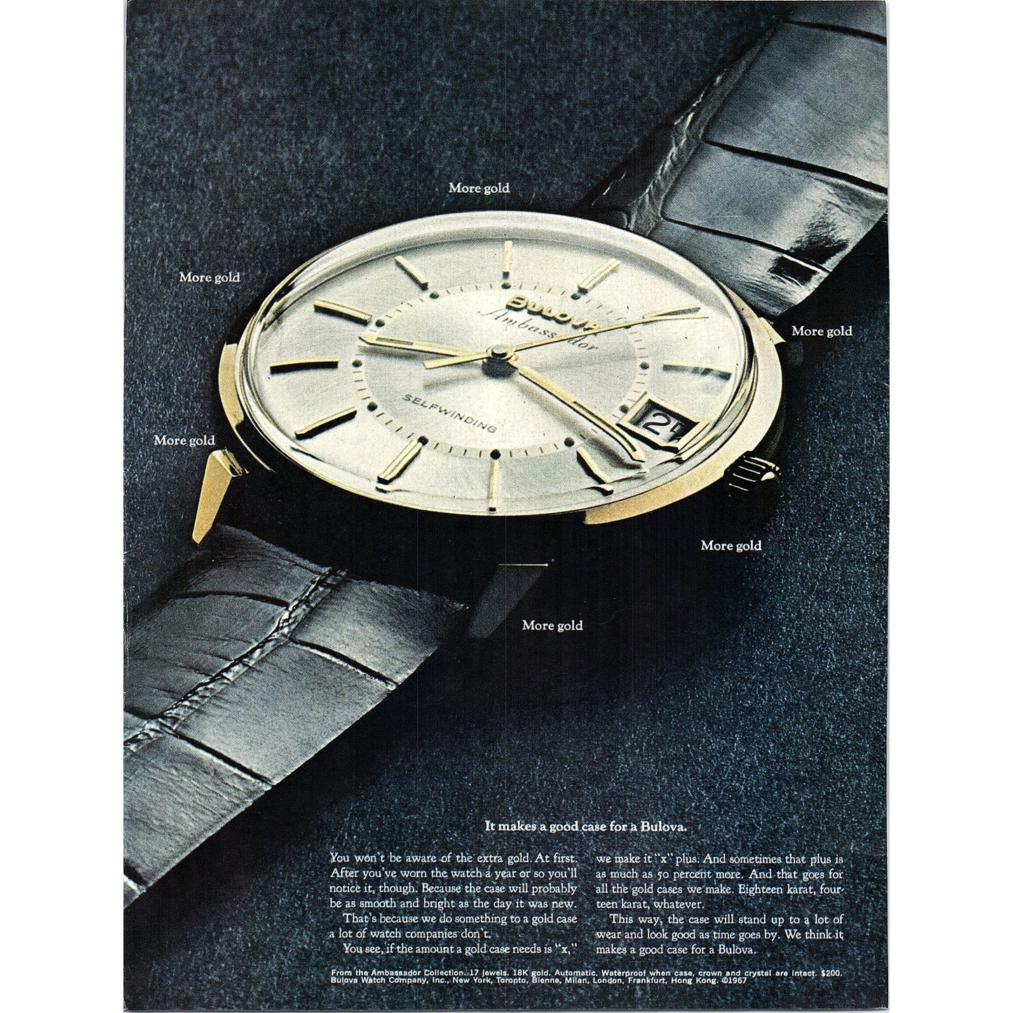 Canadian Club Whiskey Hiram Walker & Sons Walkerville Canada 1967 Ad AG2-2